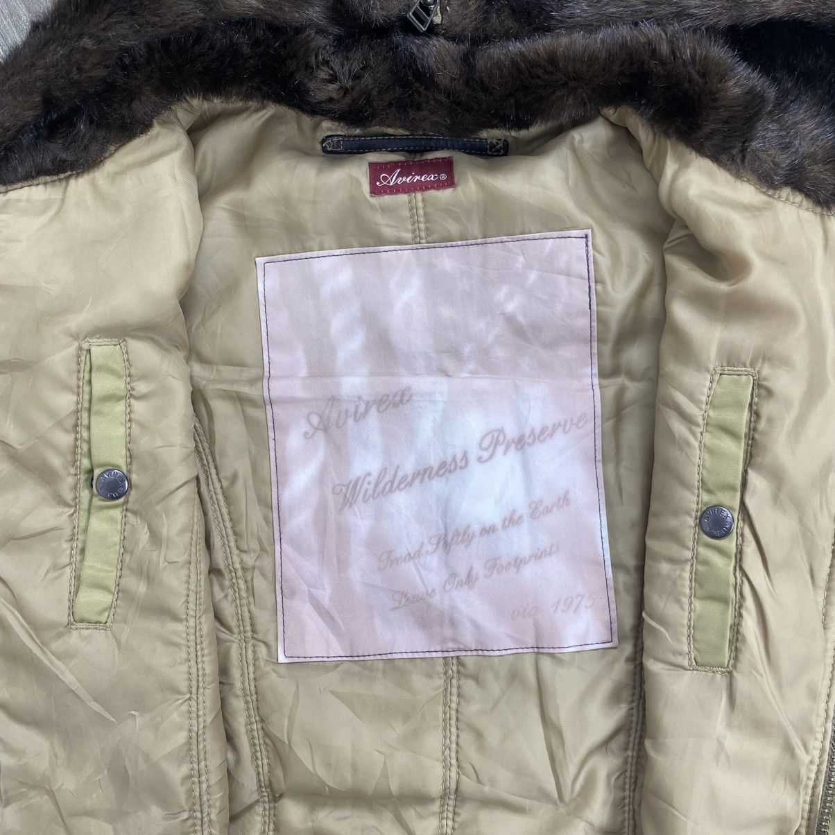 Avirex × Vintage Avirex N-2B Fur Flying Jacket Parkas lgb style Size S / US 4 / IT 40 - 12 Thumbnail