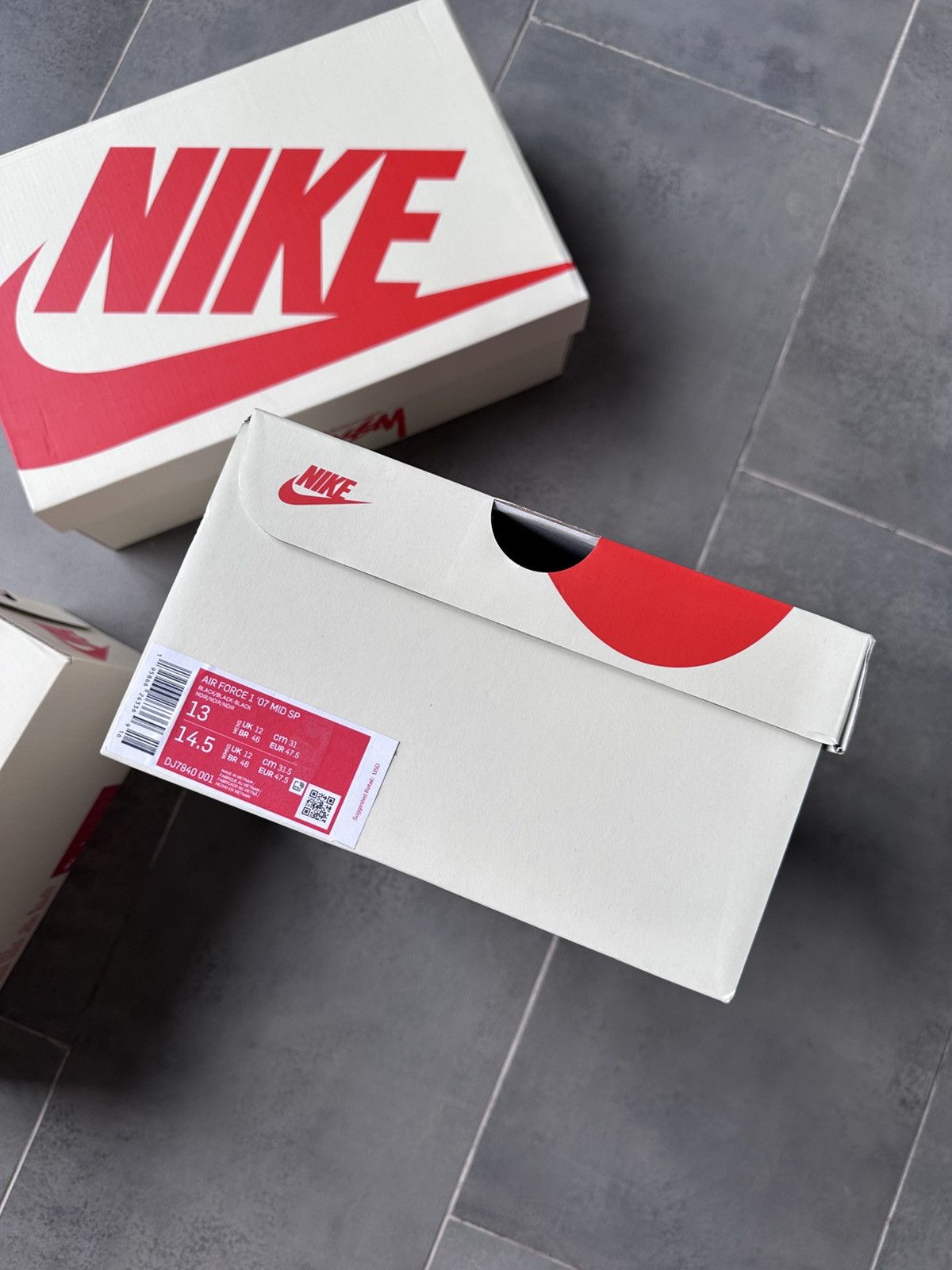 Nike × Stussy Stussy x Nike Air Force 1 ‘07 Mid Black Snakeskin DJ7840-001 Size US 13 / EU 46 - 13 Thumbnail