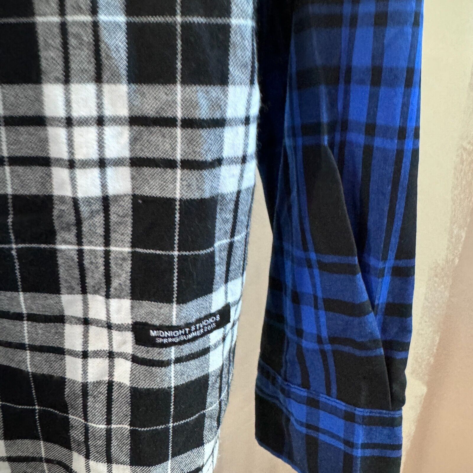 Midnight Studios Midnight Studios Multi Colored Blue Plaid Flannel Shirt XL Size US XL / EU 56 / 4 - 5 Thumbnail