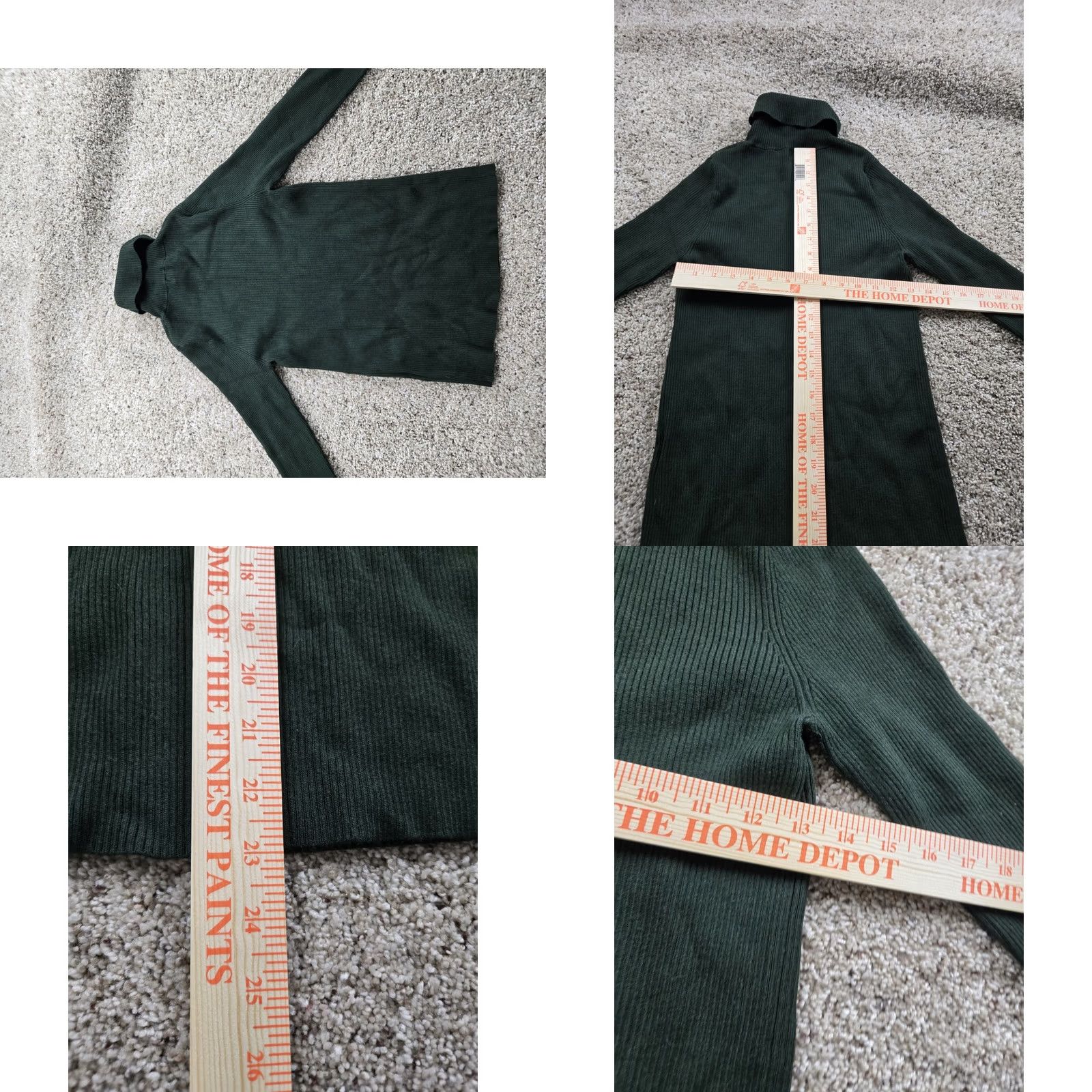 Anthropologie Maeve Anthropologie Sweater Womens Medium Green Turtleneck Pullover Long Sleeve Pullover Knit Solid Holiday Fall Winter Regular Womens Size M / US 6-8 / IT 42-44 - 8 Thumbnail