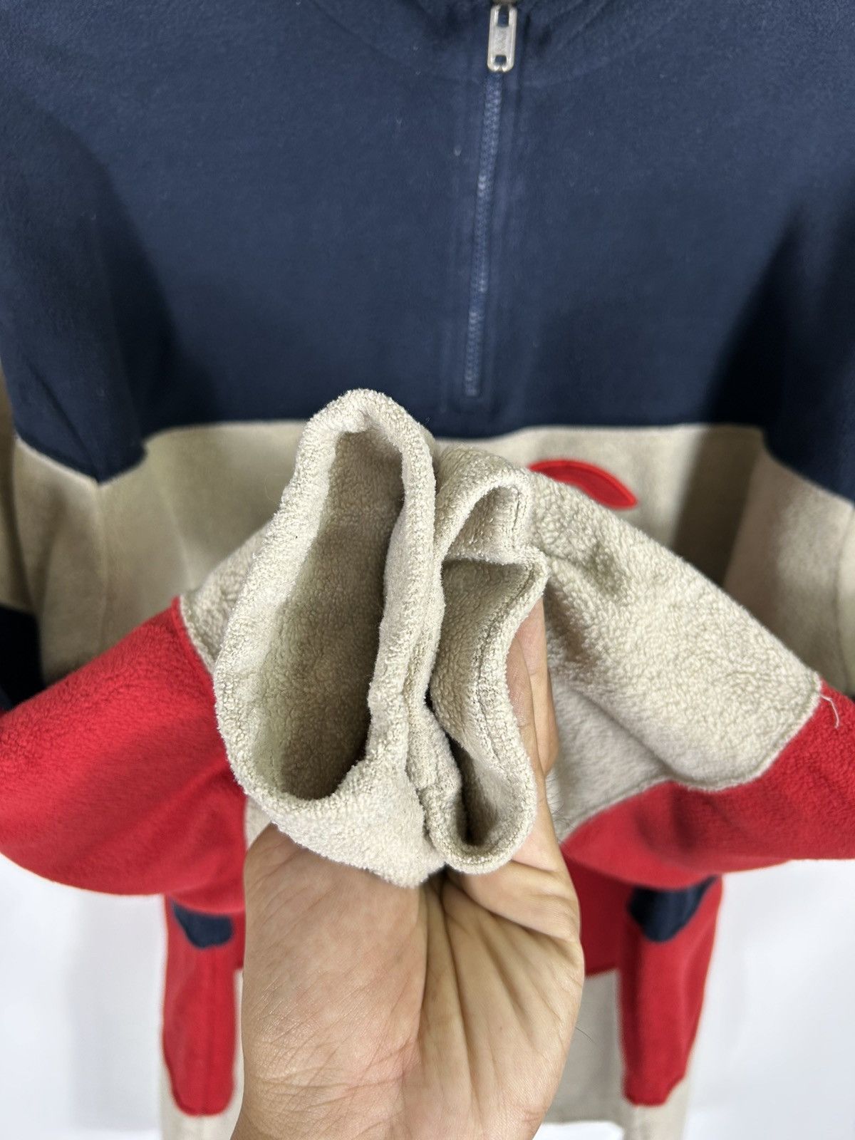 Canterbury of New Zealand × Vintage ⚡️Vintage Canterbury Fleece Reversable Half Zipper Sweater Size US M / EU 48-50 / 2 - 6 Thumbnail