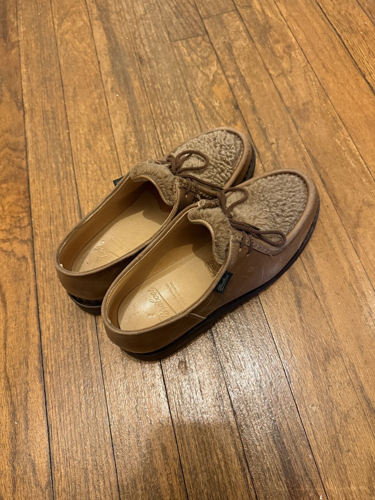Paraboot Paraboot Michel fur leather shoes Size US 7.5 / IT 37.5 - 2 Thumbnail