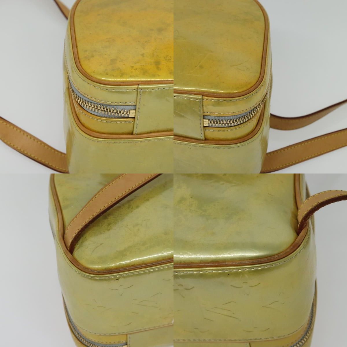 Louis Vuitton LOUIS VUITTON Monogram Vernis Marley Backpack Gris M91038 Size ONE SIZE - 10 Thumbnail