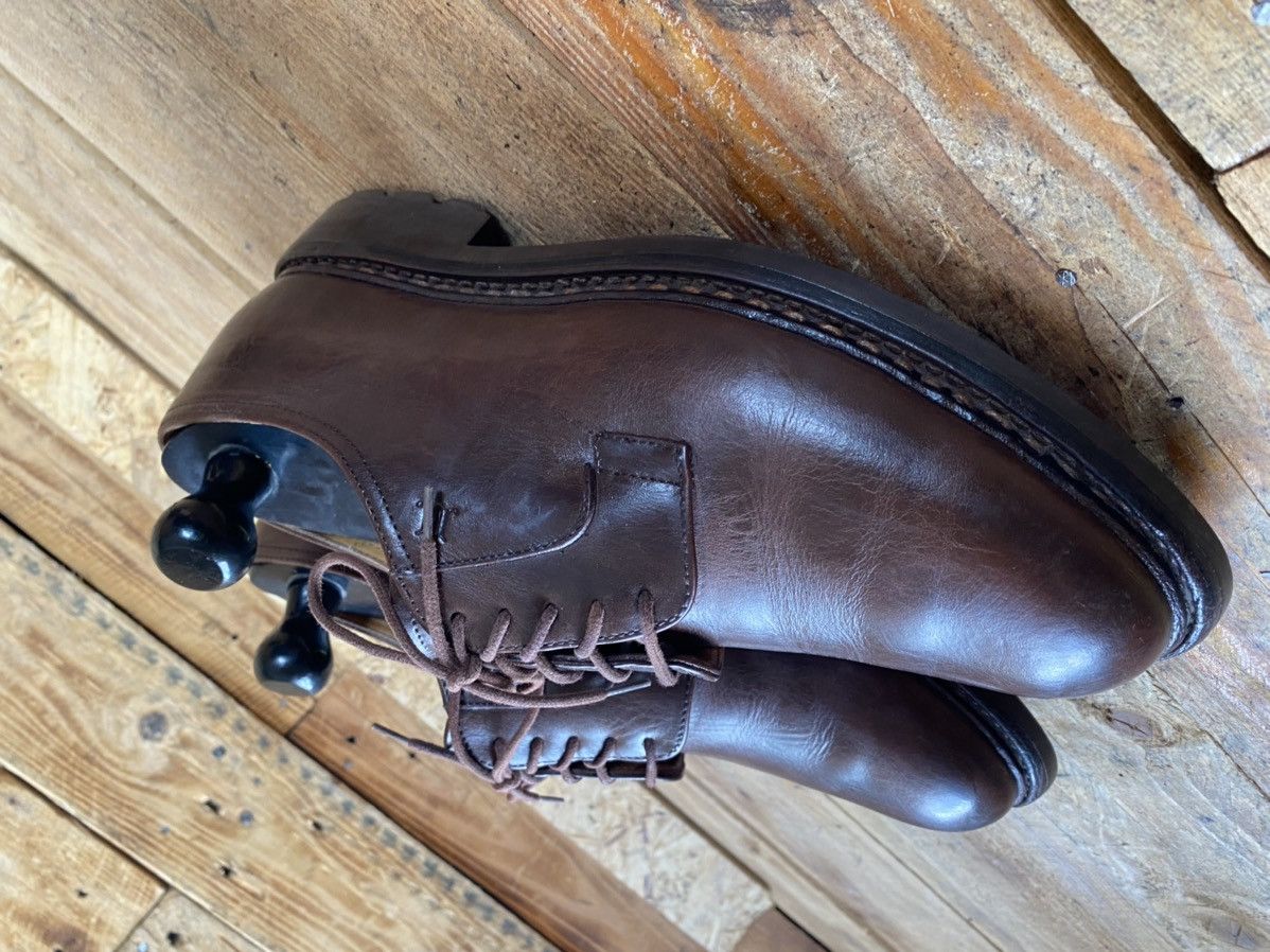 John Lobb John lobb plain toe blucher brown derby leather shoes uk 7 Size US 7.5 / EU 40-41 - 8 Thumbnail