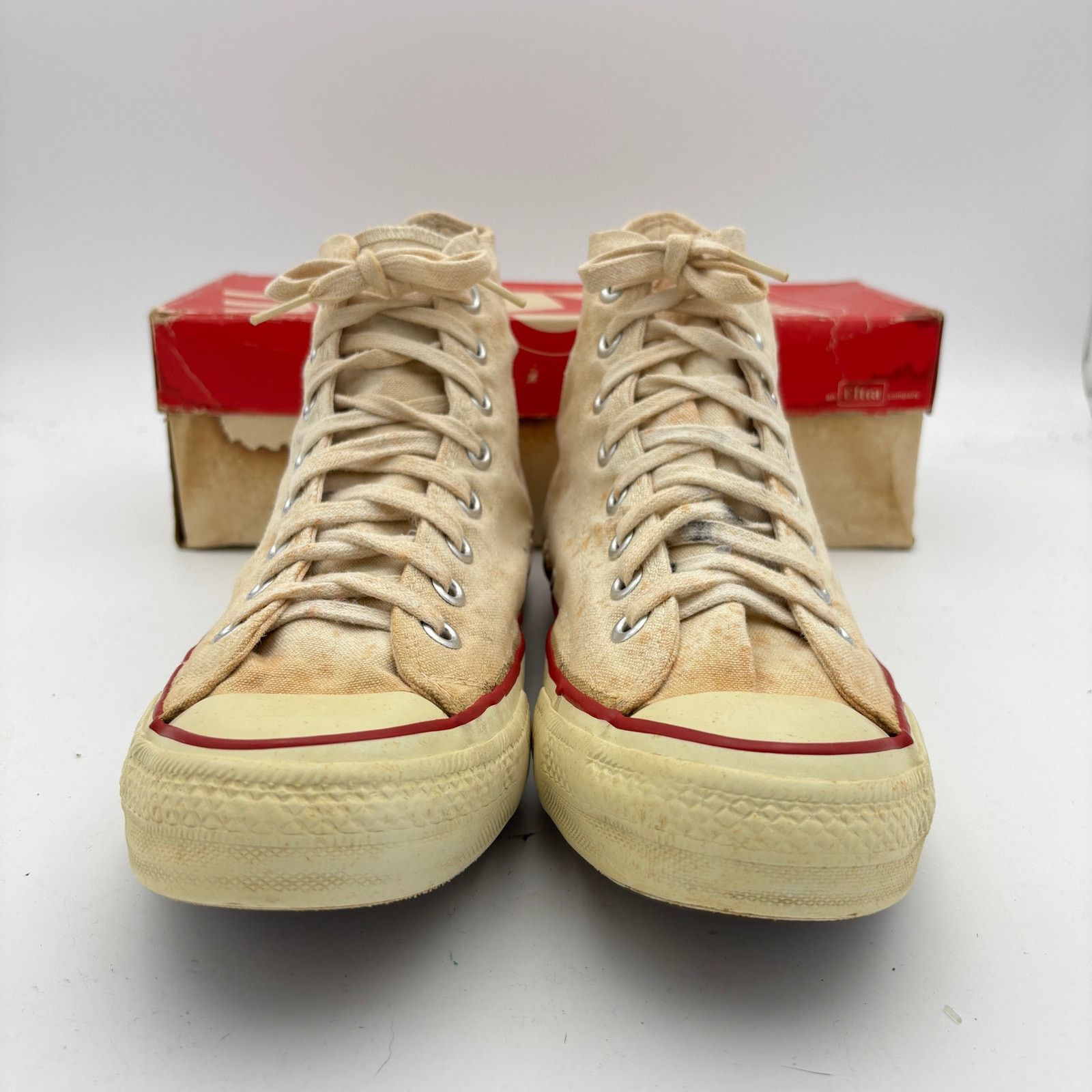 Converse Vintage 80s Converse Chuck Taylor All Star High Shoes Men 11 Size US 8.5 / EU 41-42 - 2 Thumbnail