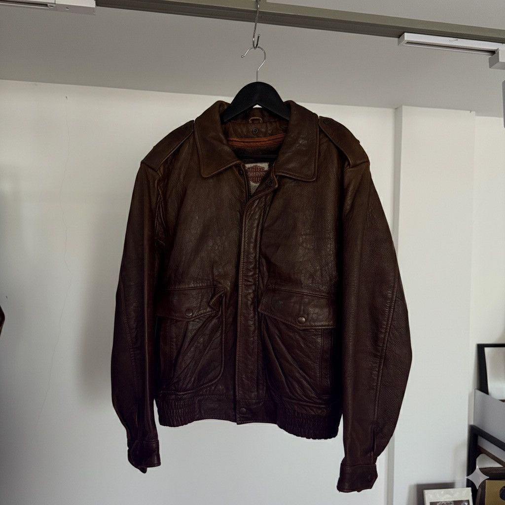 Harley Davidson 90's Harley Davidson Rider Leather Jacket Size US M / EU 48-50 / 2 - 3 Thumbnail