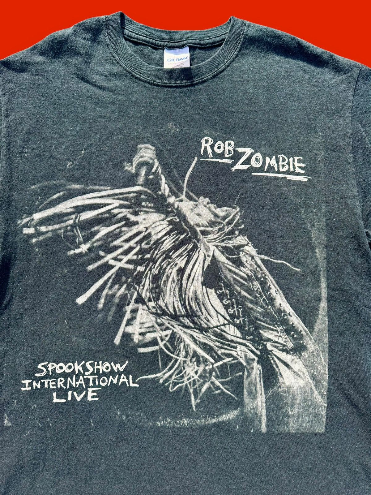 Band Tees × Vintage Vintage 2015 Rob Zombie Goth Horror Rock Band Tour T-Shirt Size US M / EU 48-50 / 2 - 2 Thumbnail