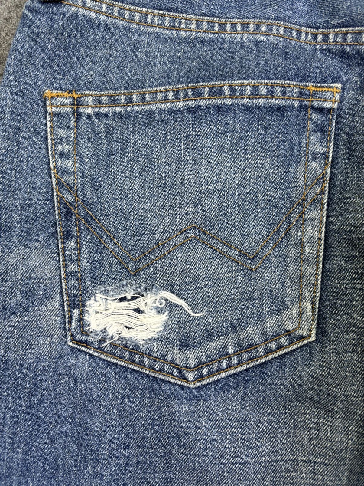 Edwin 💥Baggy💥Rare Edwin Wide Extra Extreme Distressed Denim F956 Size US 34 / EU 50 - 11 Thumbnail