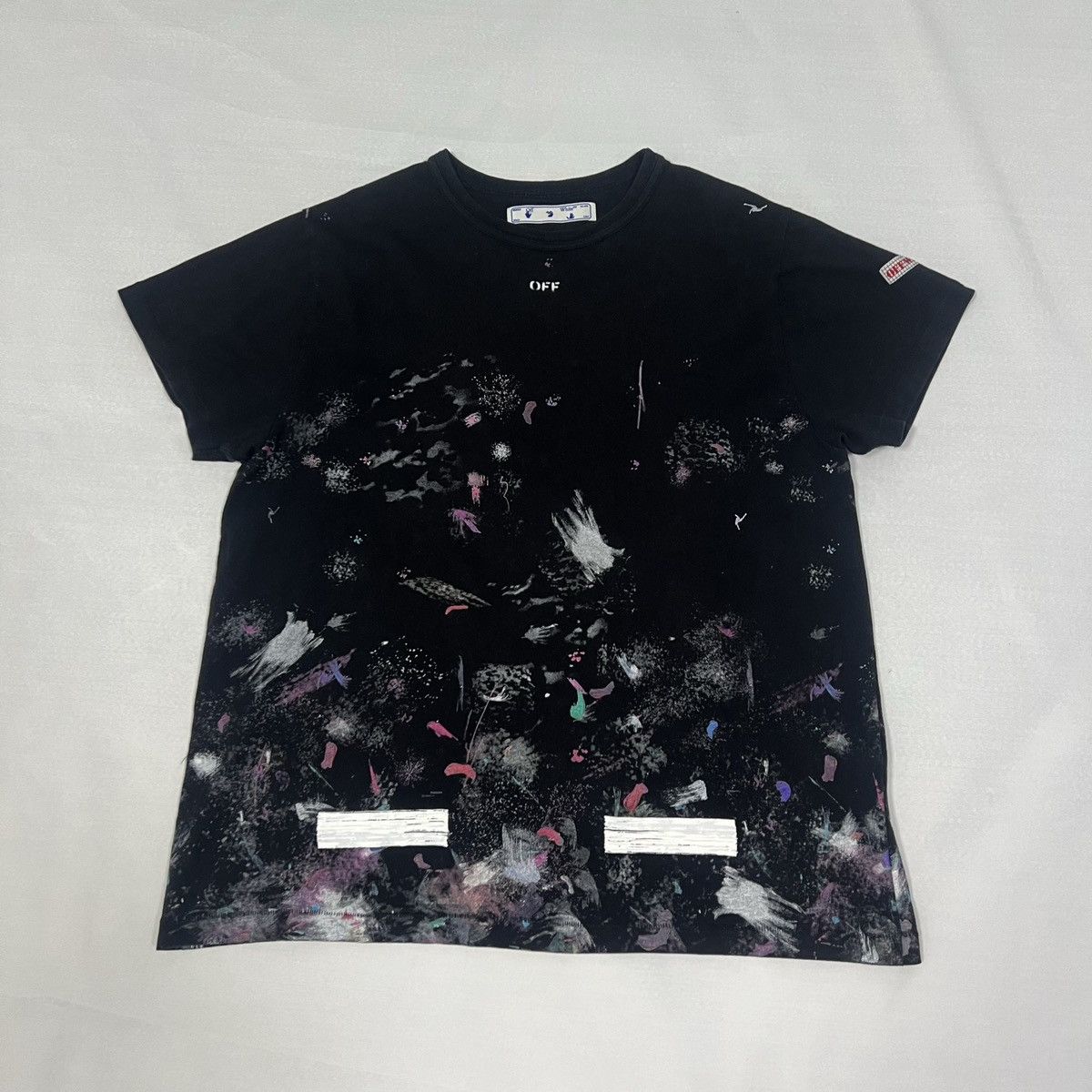 Off-White OFF-WHITE SS18 DIAG GALAXY BRUSHED OVER T-SHIRT | Grailed