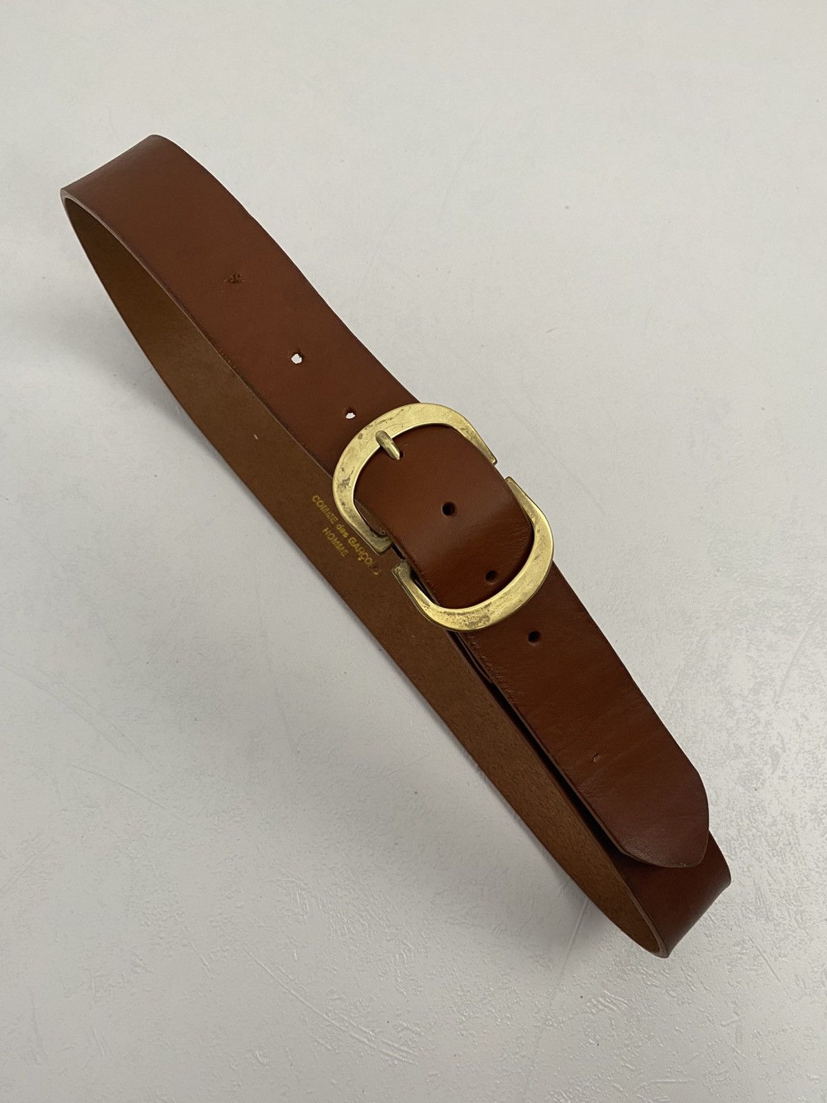 Comme des garcons homme leather belt