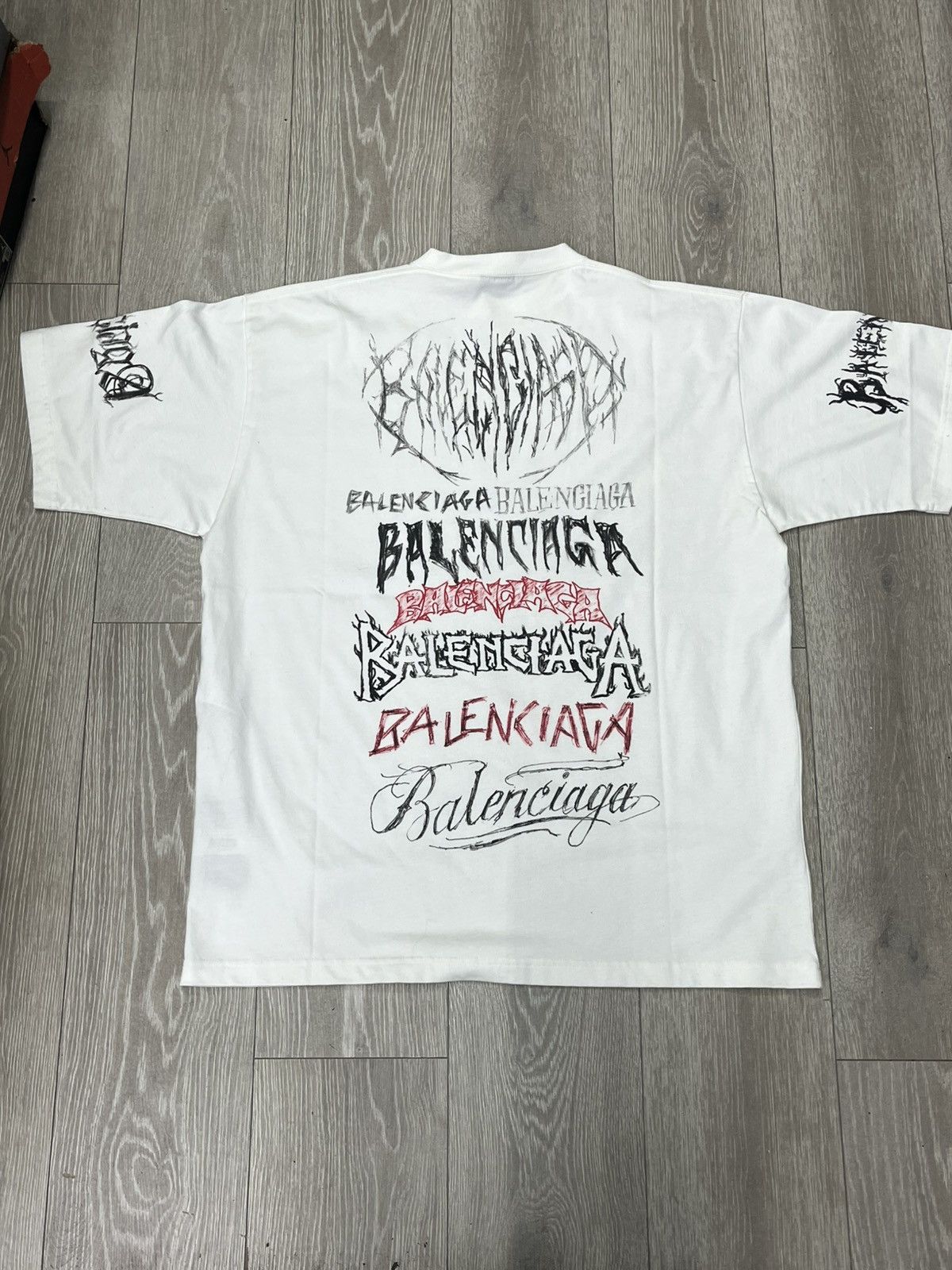 Balenciaga Balenciaga DIY Oversized Metal Tshirt Size US L / EU 52-54 / 3 - 2 Thumbnail