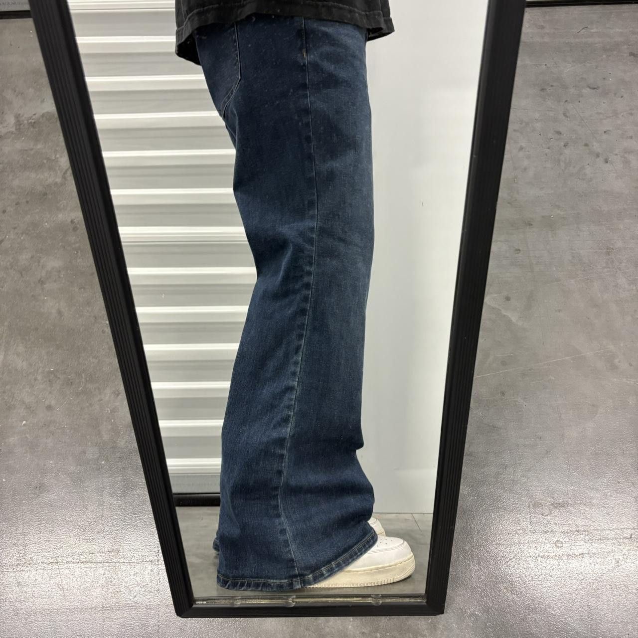 Vintage Crazy Vintage Y2K/2000s Baggy Flare Wideleg Skater Streetwear Dark Wash Denim Jeans! Size US 34 / EU 50 - 2 Thumbnail