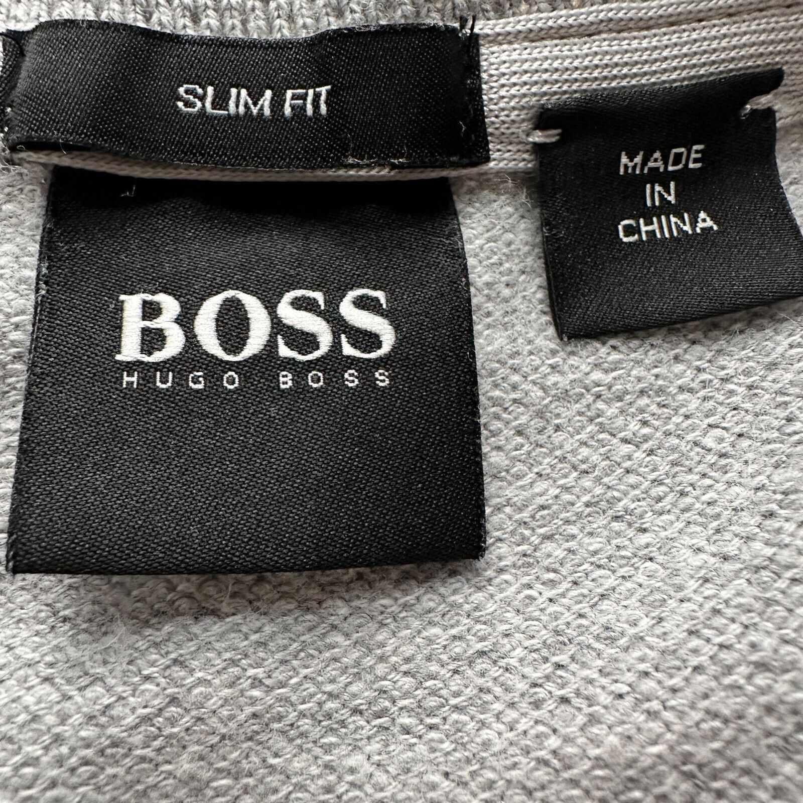 Hugo Boss Hugo Boss Sweatshirt Men's Medium Gray Cotton Long Sleeve Size US M / EU 48-50 / 2 - 5 Thumbnail