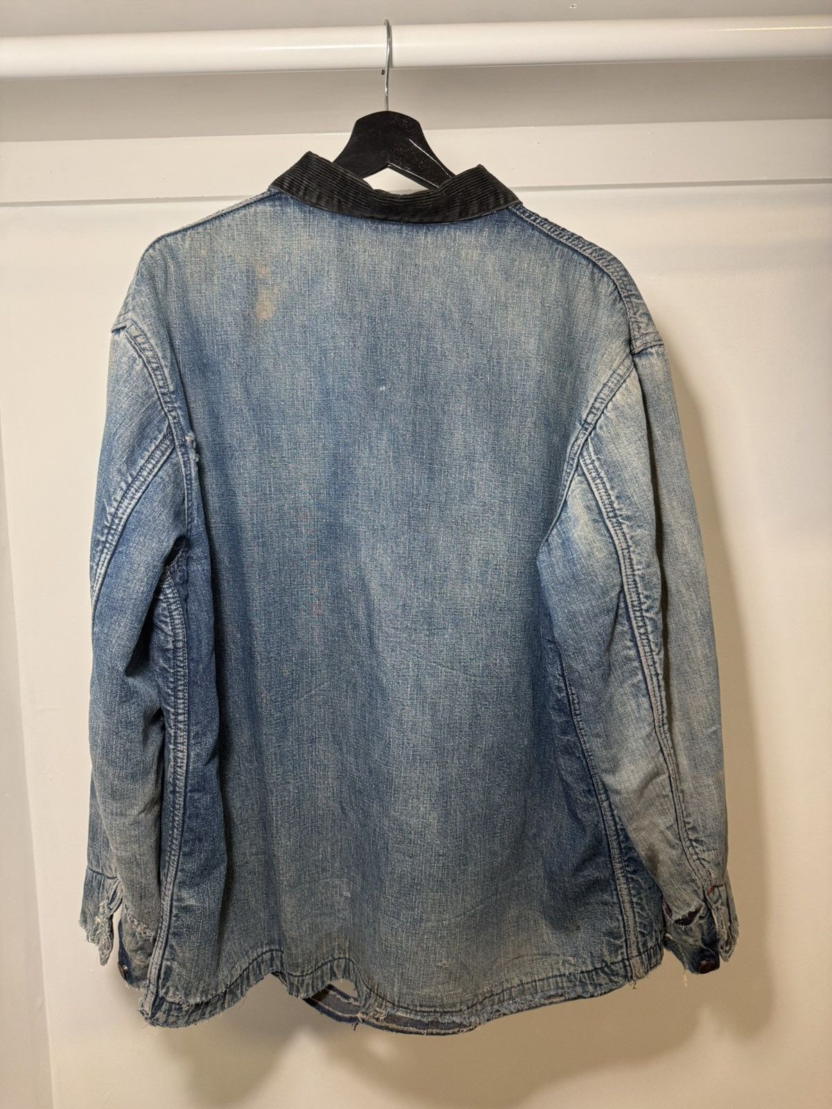 Vintage Vintage 1950s Hercules Blanket Lined Denim Jacket Thrashed Size US L / EU 52-54 / 3 - 2 Thumbnail