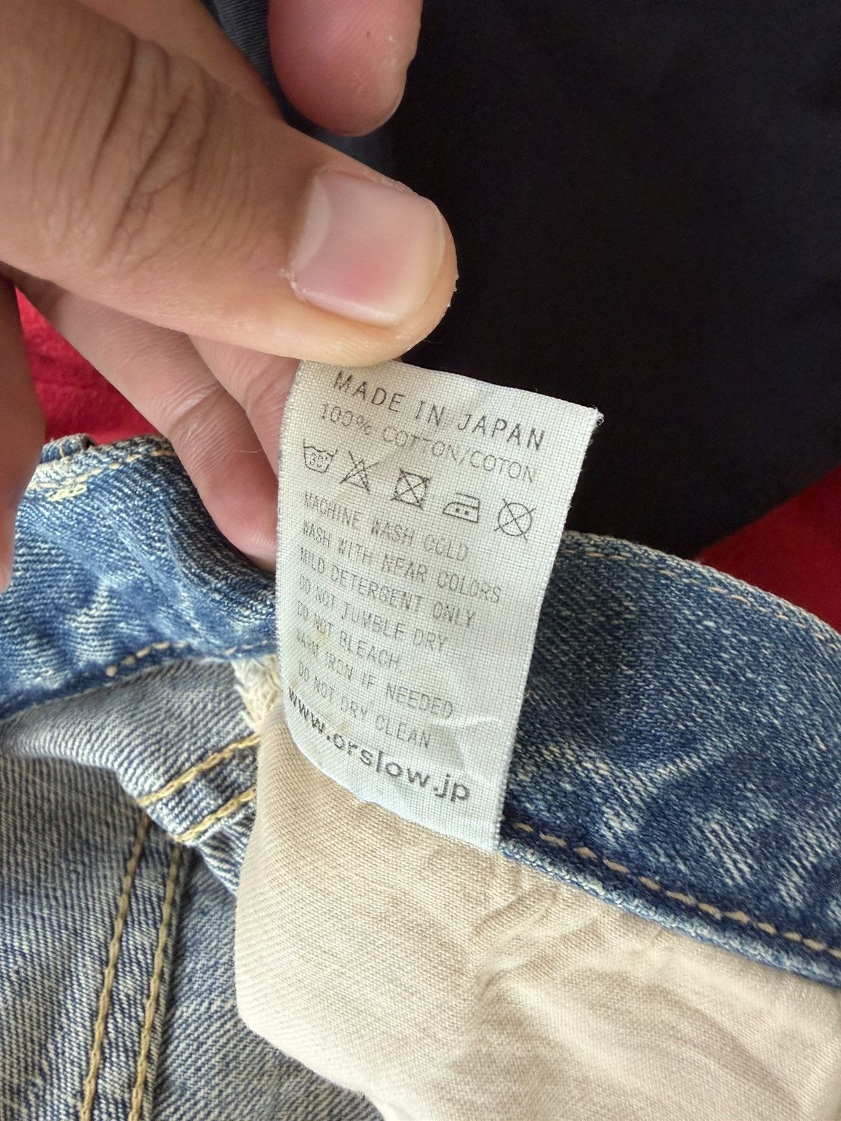 Orslow orslow 105 selvedge jeans Size US 33 - 10 Thumbnail