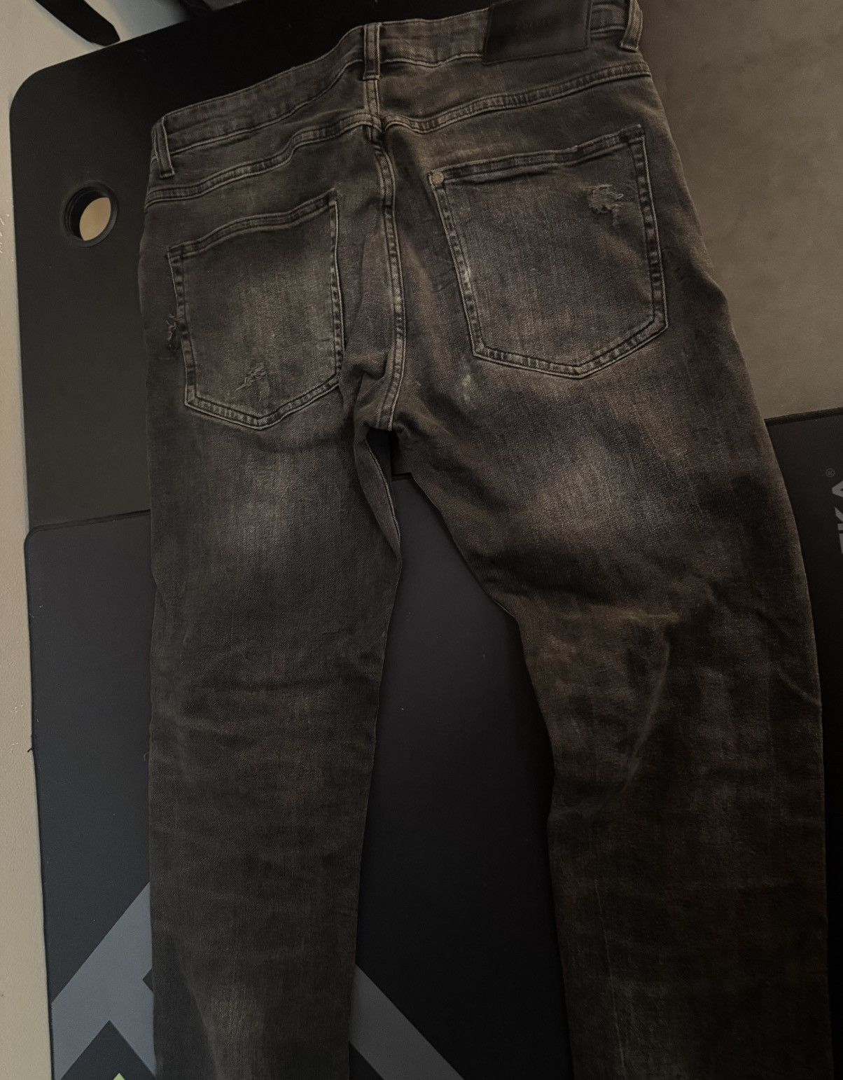 Other Men Black Ripped Skinny Jeans Size US 32 / EU 48 - 12 Thumbnail