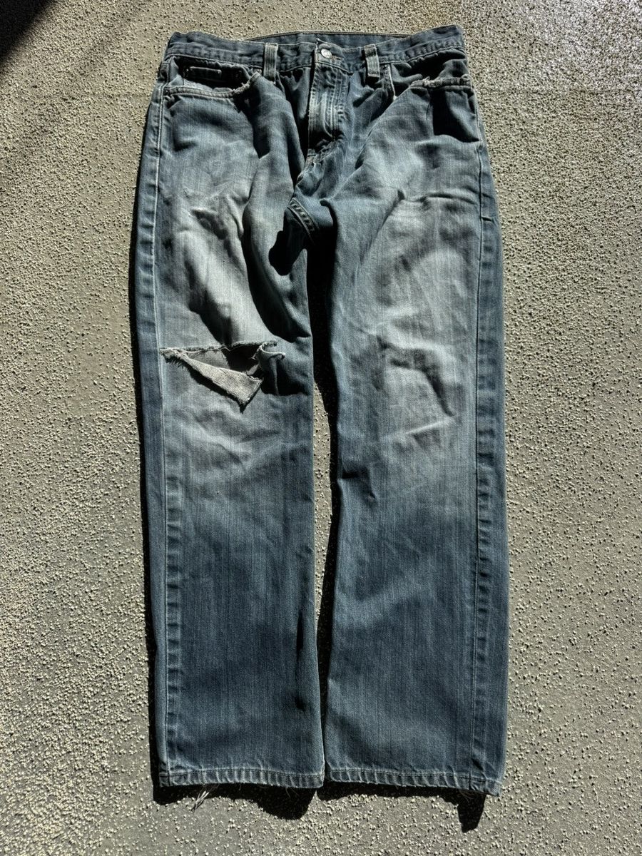 Levi's Vintage Clothing Vintage Jerky Leather Tab Levis 527 Size US 33 - 1 Thumbnail