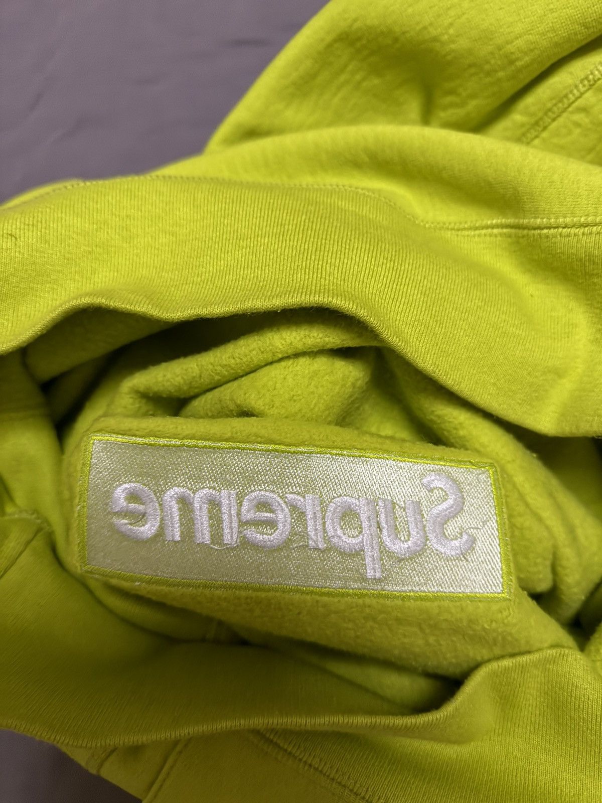 Supreme Supreme fw12 acid Green box logo hooded hoodie sweahoodie Size US L / EU 52-54 / 3 - 8 Thumbnail