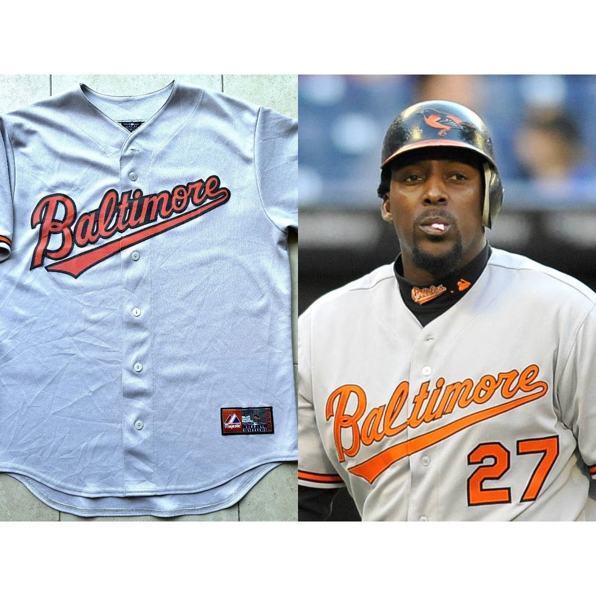 Baltimore Orioles Nick Markakis #21 Majestic Cool Base MLB