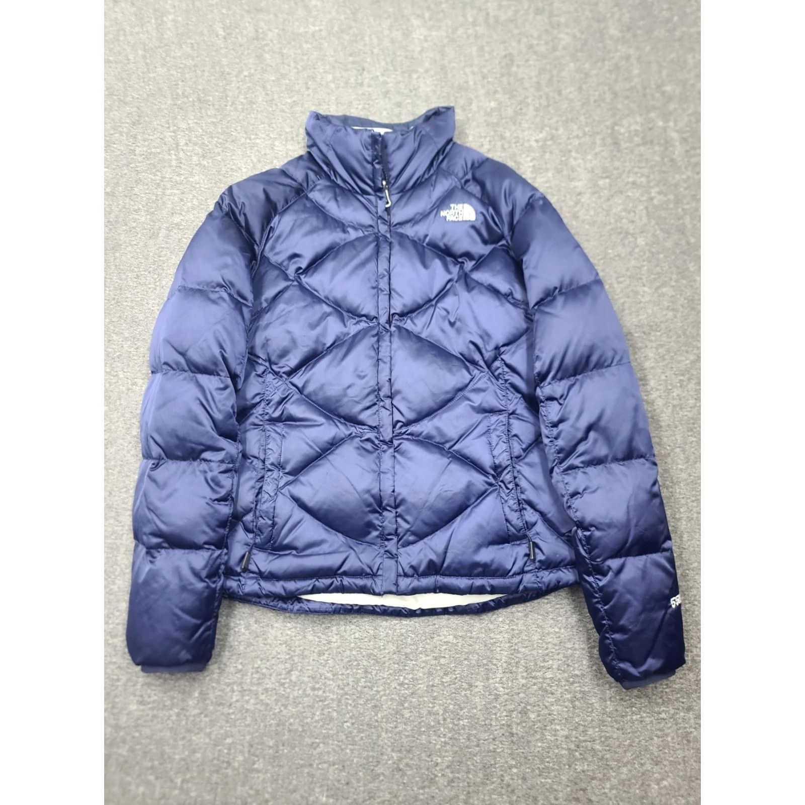 The North Face The North Face Womens M Flare 550 Down Puffer Jacket Coat Navy Blue Quilted Warm Size M / US 6-8 / IT 42-44 - 2 Thumbnail