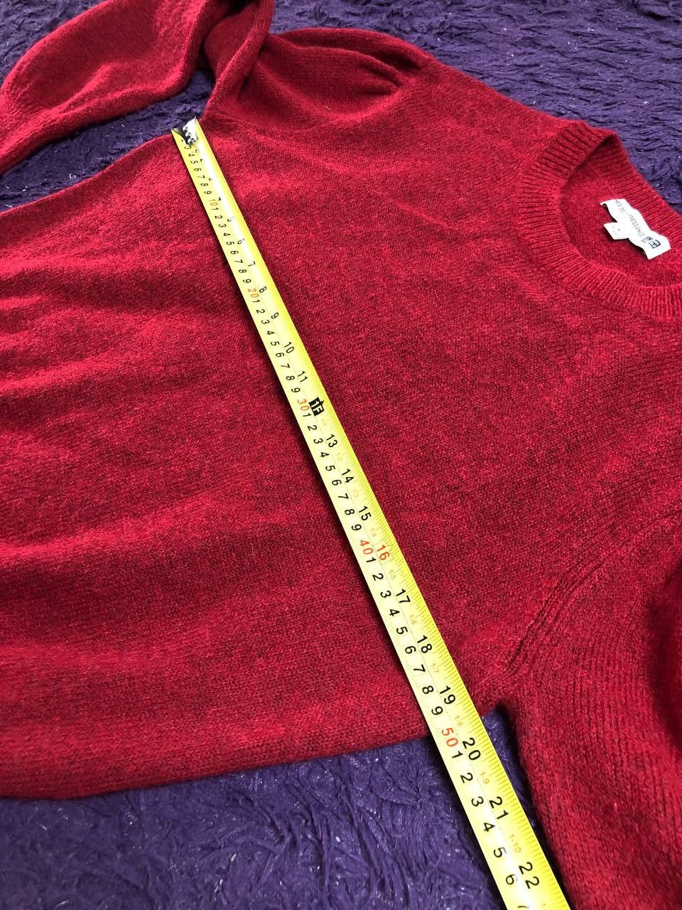 Uniqlo Y2K Vintage red Sweaters Uniqlo x INES DE LA FRESSANGE Size M / US 6-8 / IT 42-44 - 10 Thumbnail