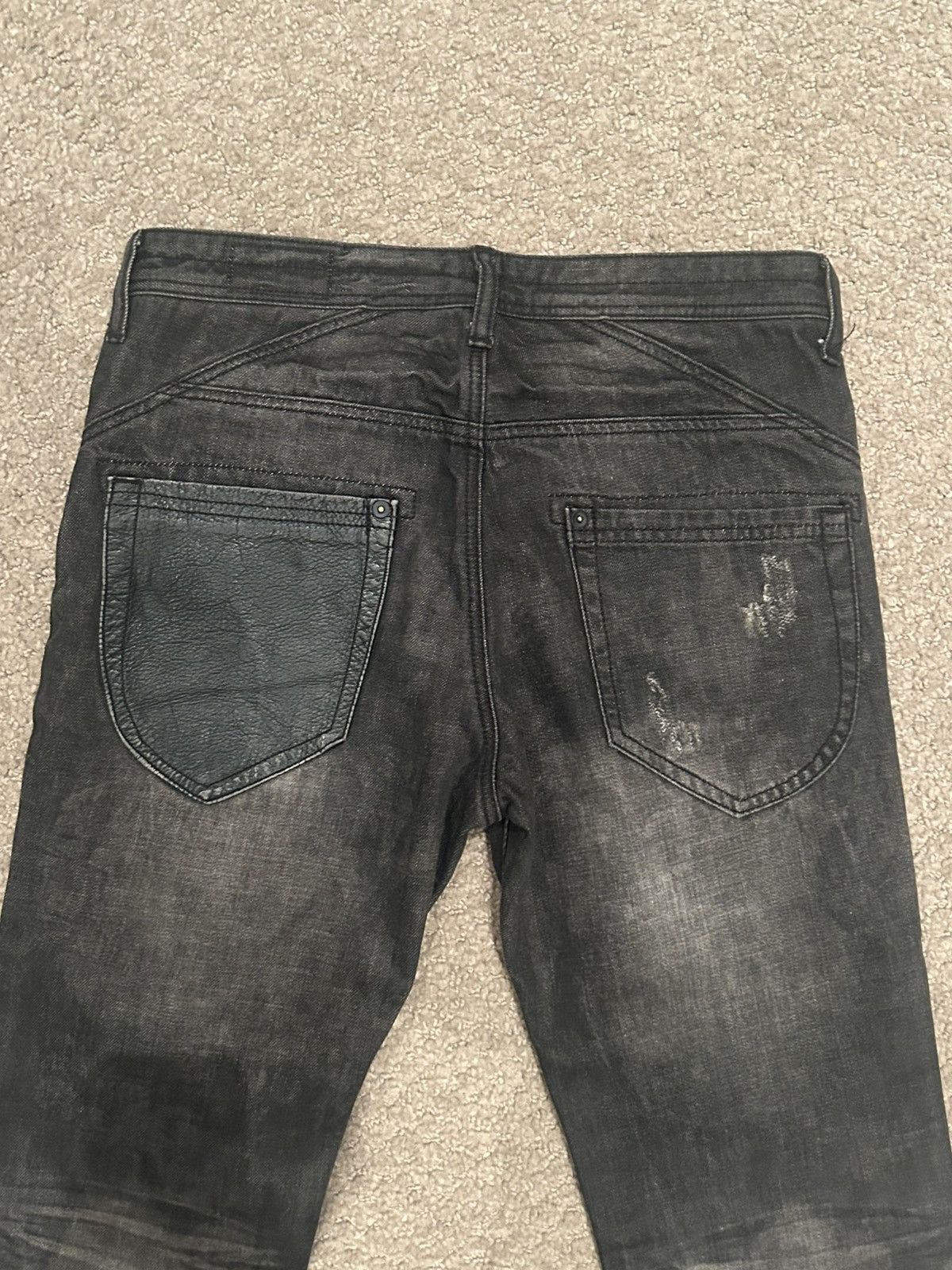Roen Roen semantic design cheetah jeans japanese brand Size US 30 / EU 46 - 4 Thumbnail