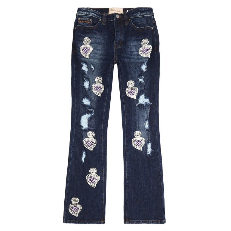 Whensmokeclears When Smoke Clears x Fumi Diamond Dark Wash Jeans SIZE 32 Size US 32 / EU 48 - 1 Thumbnail