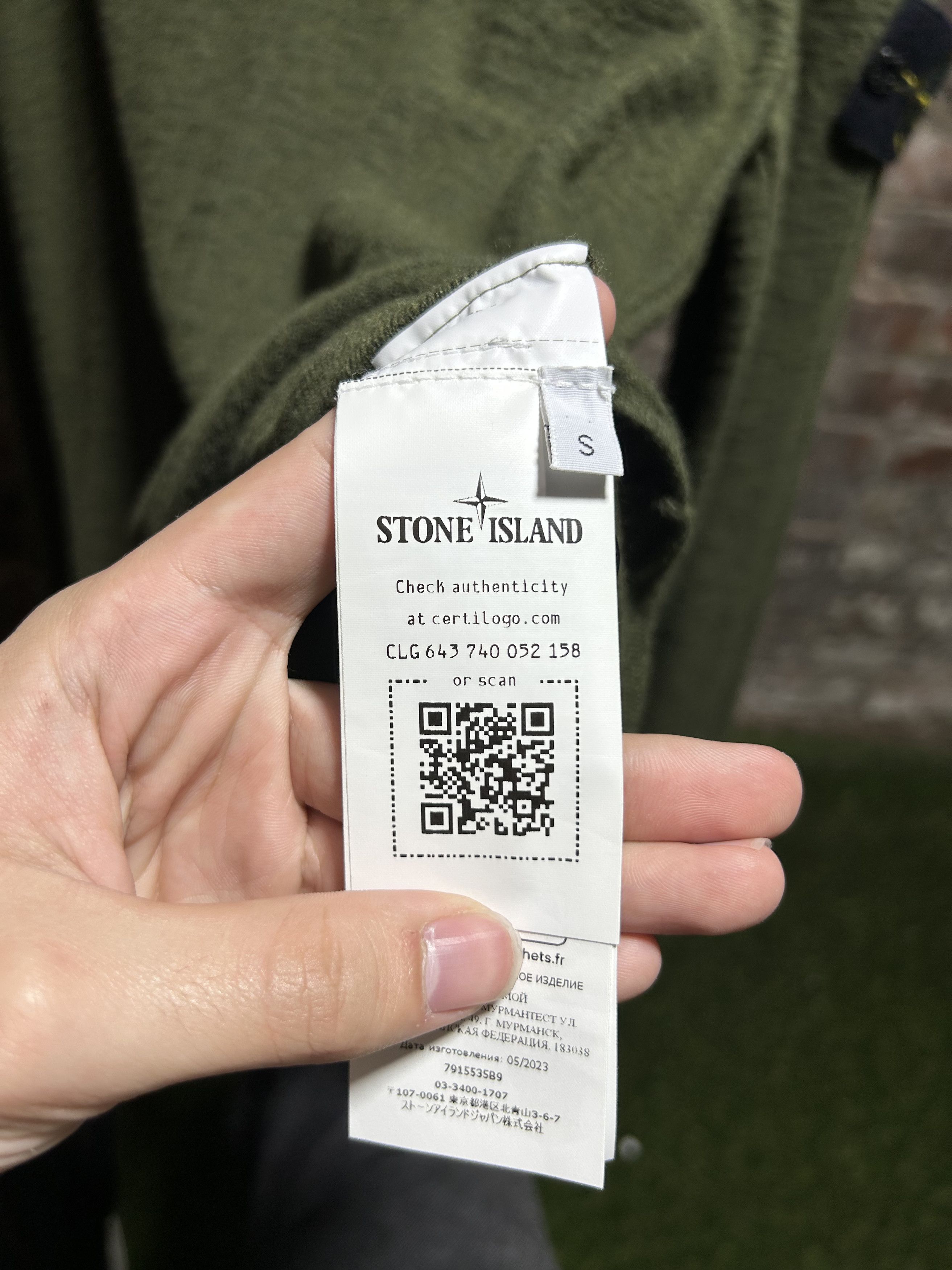 Stone Island Stone Island Wool Quarter Button Up Size US S / EU 44-46 / 1 - 5 Thumbnail