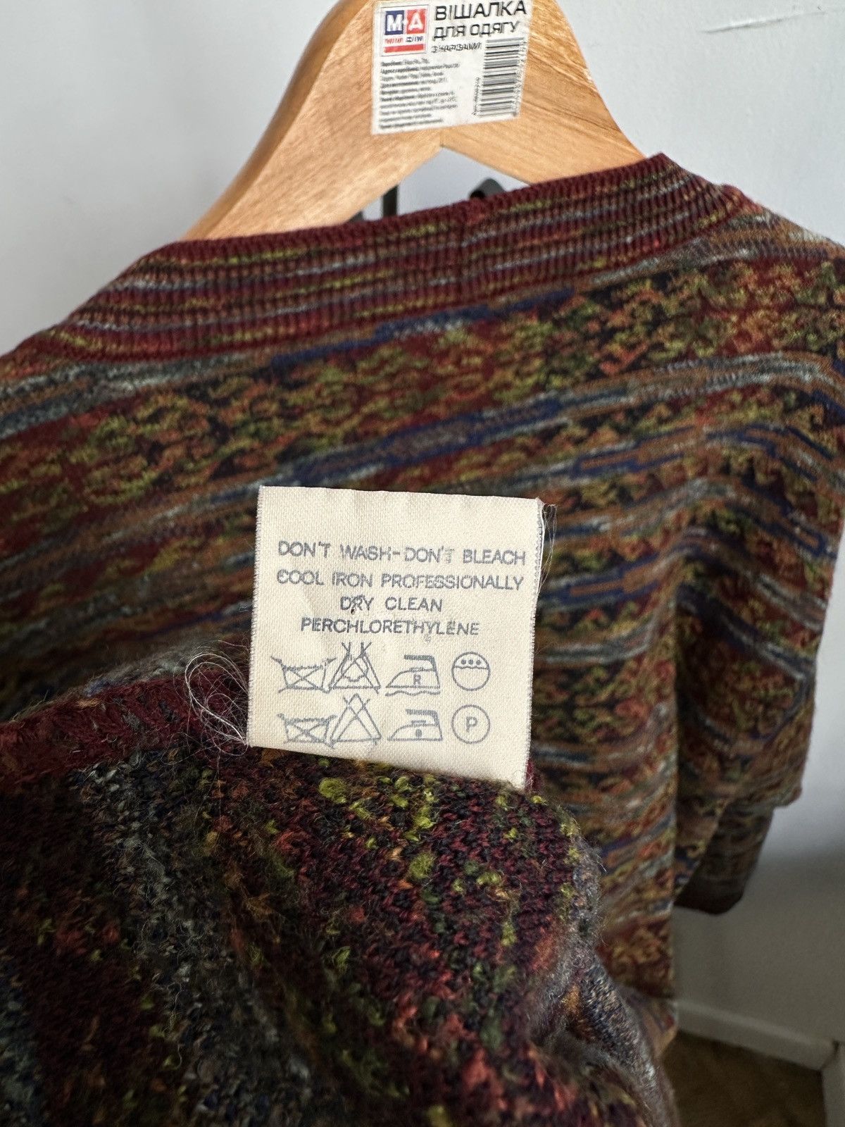 Missoni Missoni Example Vintage Wool Blend Knitted Sweater Size US L / EU 52-54 / 3 - 6 Thumbnail