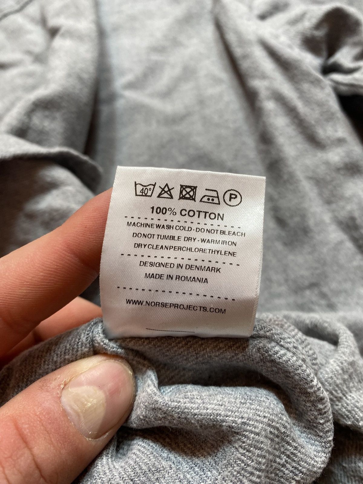 Norse Projects Norse Projects Mens Gray Shirt Size US L / EU 52-54 / 3 - 14 Thumbnail