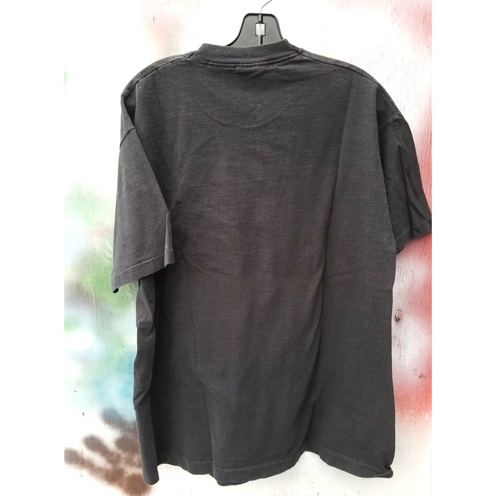 Vintage VINTAGE Pablo tnao Andyne Pablo Piccaso art shirt Solid Short Sleeve Crew Neck Size XL Black Men T-Shirt 90s Art Distressed Vintage Graphic Print Size US XL / EU 56 / 4 - 4 Thumbnail