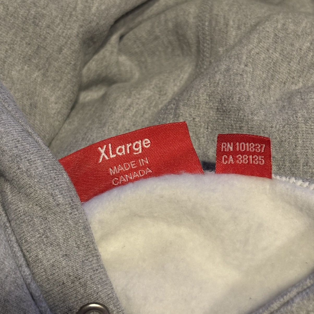Supreme Supreme Box Logo Hooded Sweatshirt FW17 Grey Orange XL Size US XL / EU 56 / 4 - 7 Thumbnail