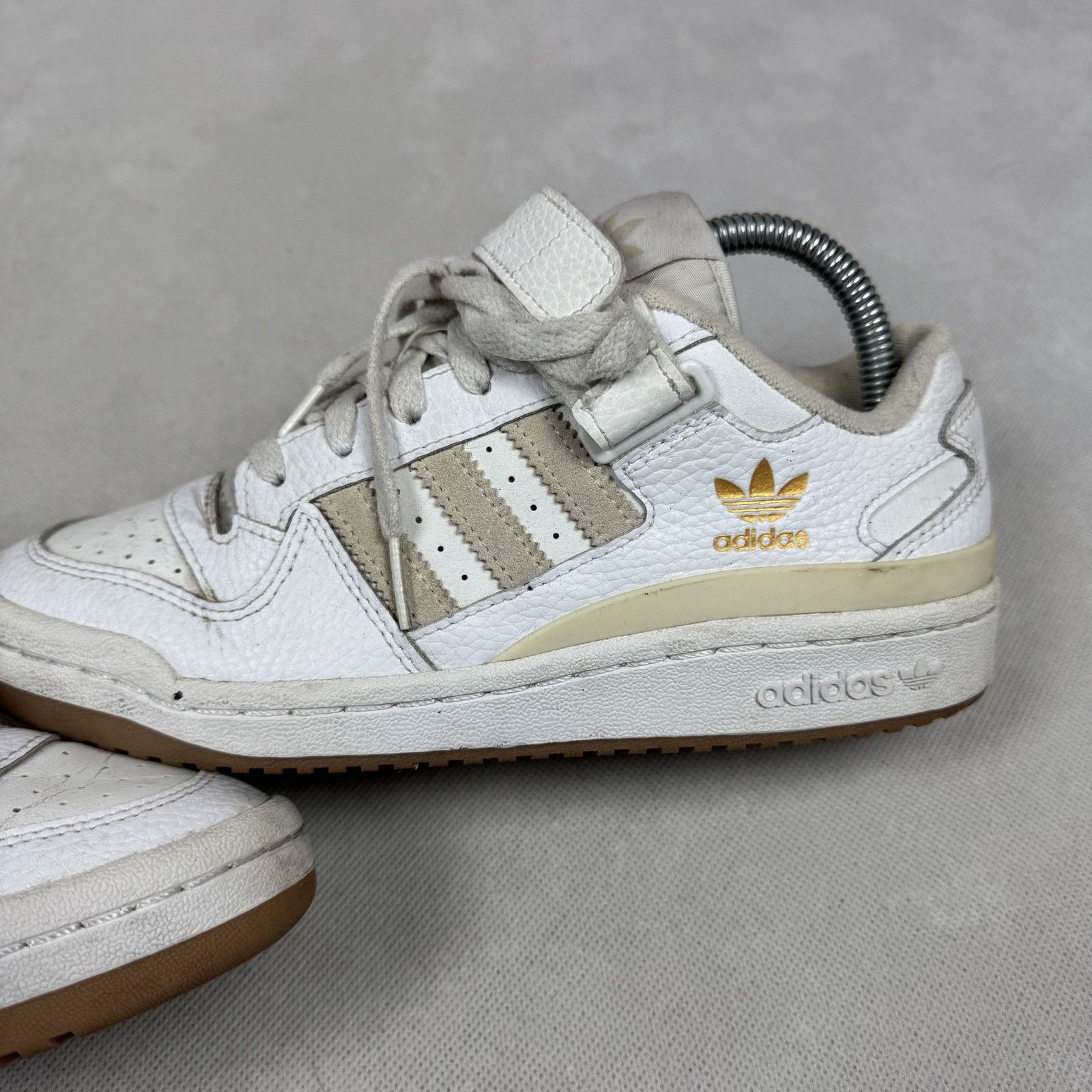Adidas Adidas Forum Low GZ3875 Mens White Leather Lace-Up Shoes 5.5 Size US 5.5 / EU 38 - 3 Thumbnail