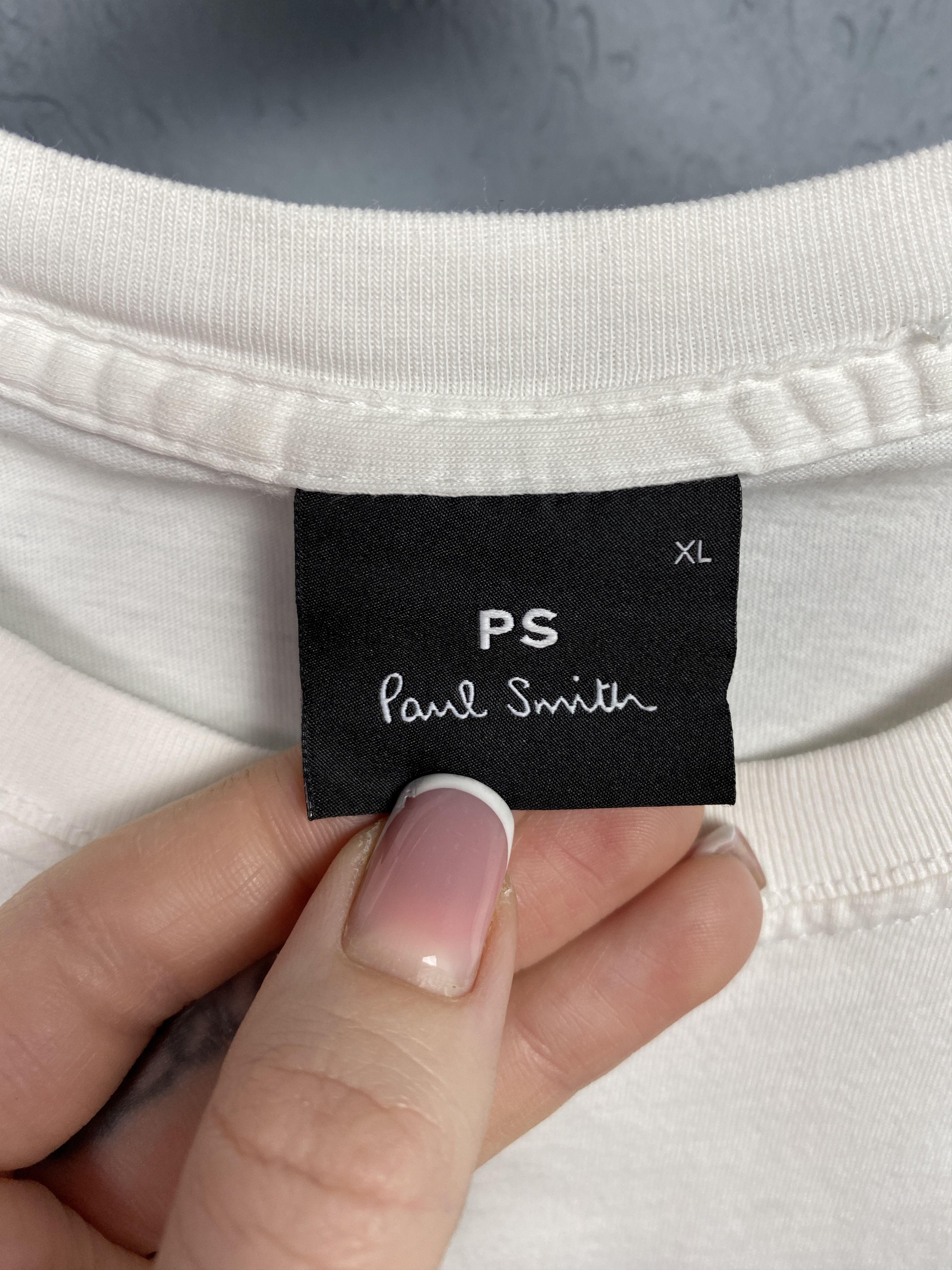 Paul Smith Paul Smith Mens Crew Neck White T-Shirt Zebra Size US XL / EU 56 / 4 - 3 Thumbnail