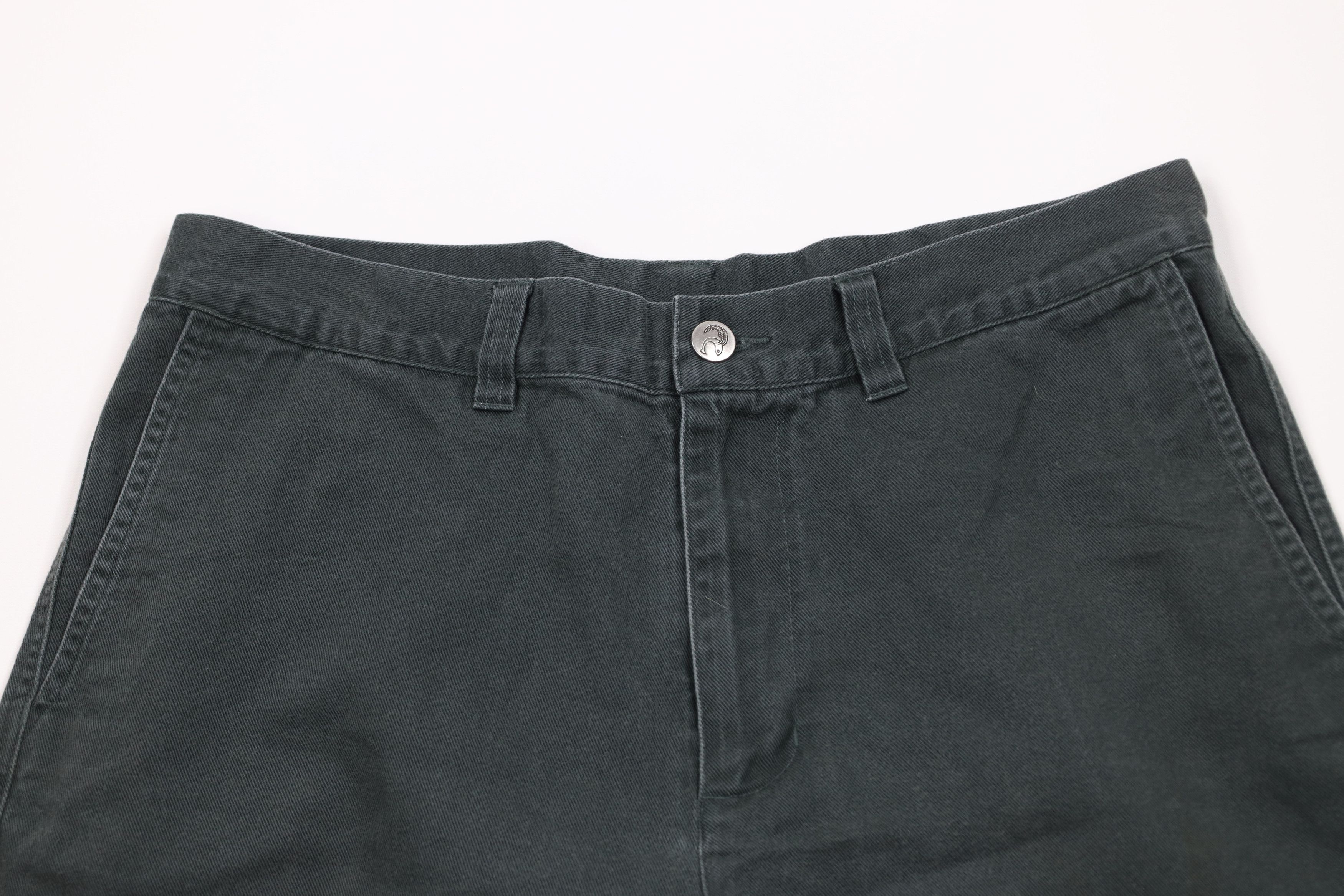 Patagonia Vintage Patagonia Organic Cotton Denim Jean Shorts Green Size US 34 / EU 50 - 2 Thumbnail