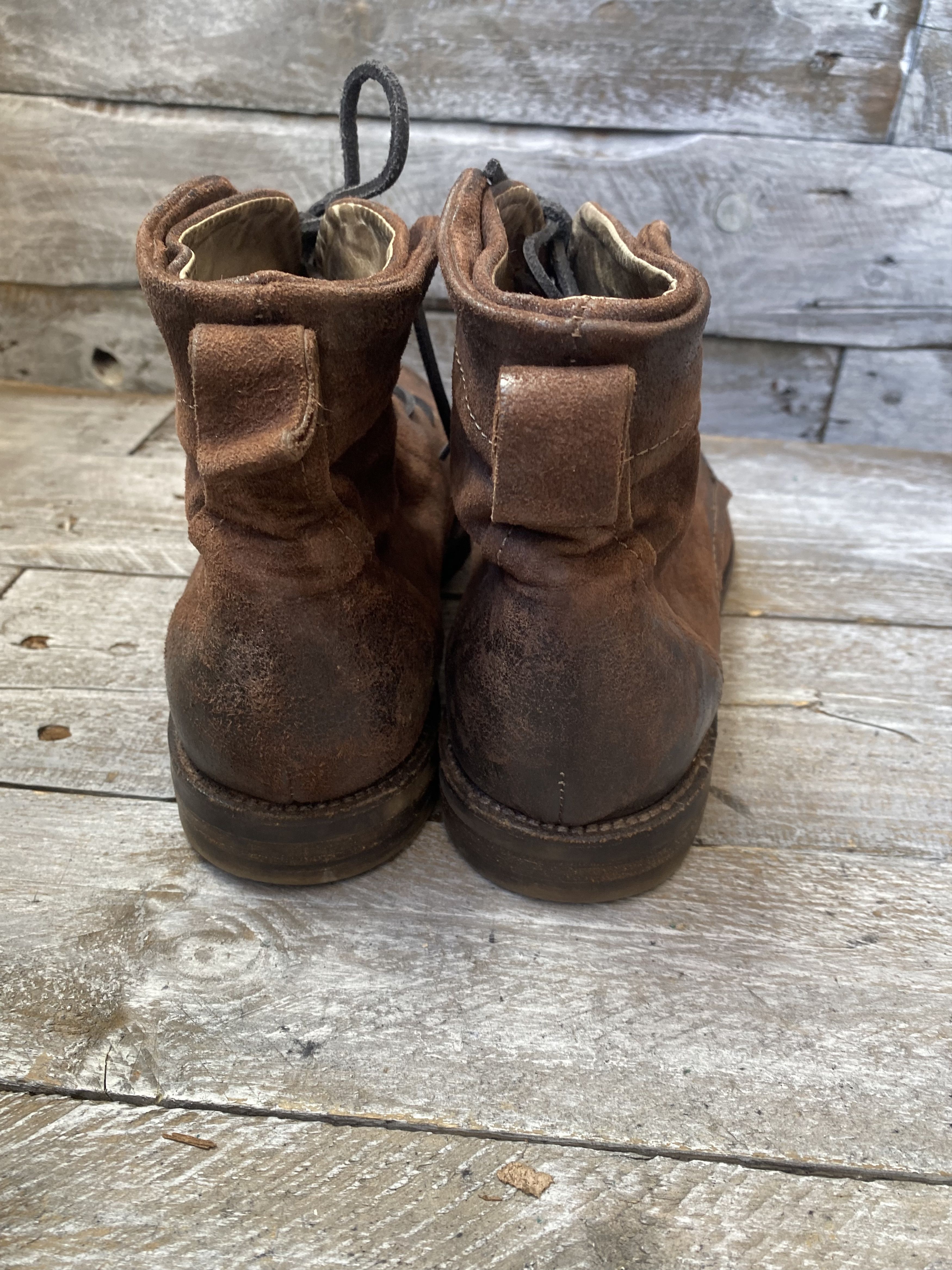 A.S.98 As.98 brown burnished ankle biker combat boots sz 42 Size US 9 / EU 42 - 7 Thumbnail