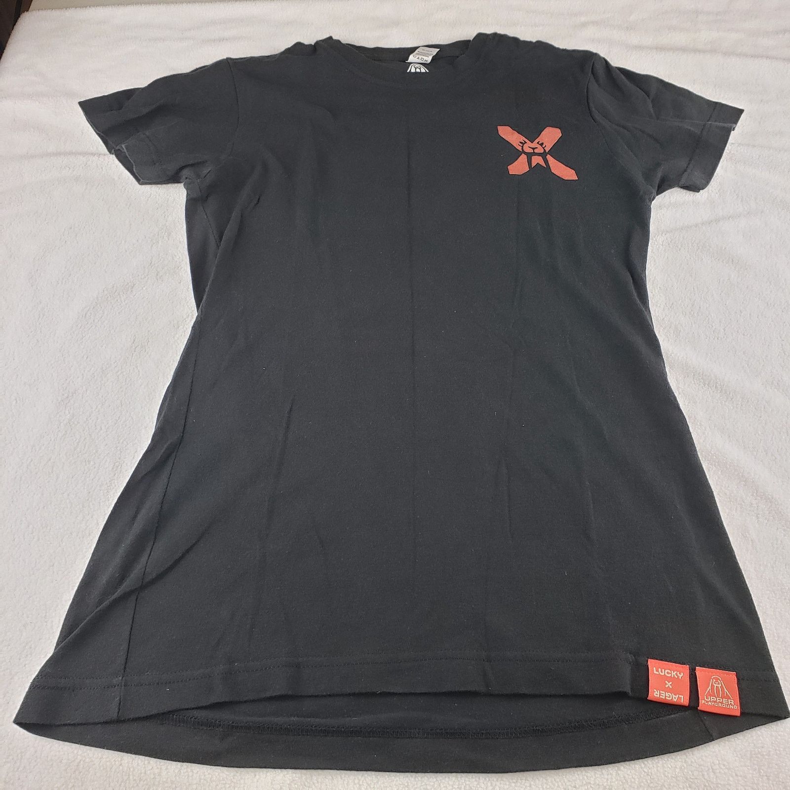 Upper Playground Upper Playground Shirt Womens Small Lucky Lager Black Size S / US 4 / IT 40 - 8 Thumbnail