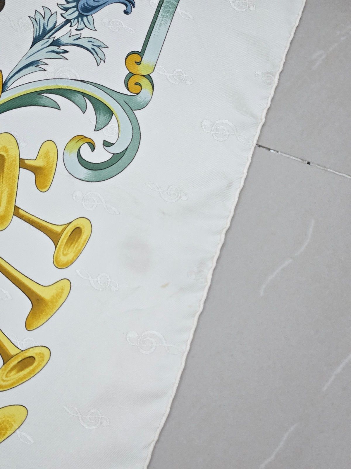 Hermes Hermes Orgauphone et Autres Mecaniques Silk Scarf Size ONE SIZE - 8 Thumbnail
