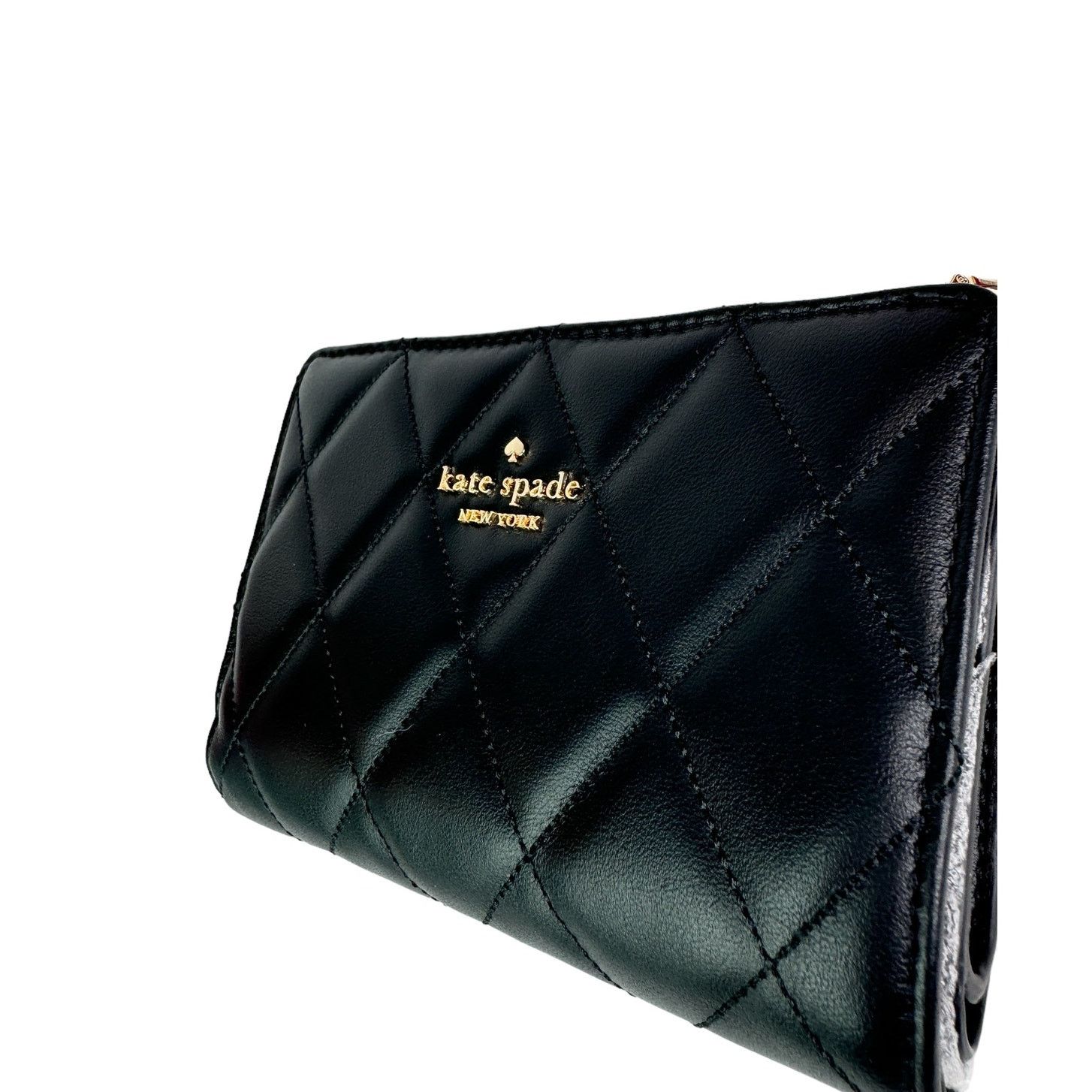 Kate Spade Kate Spade Carey Medium Compact Bifold Wallet black Size ONE SIZE - 4 Thumbnail