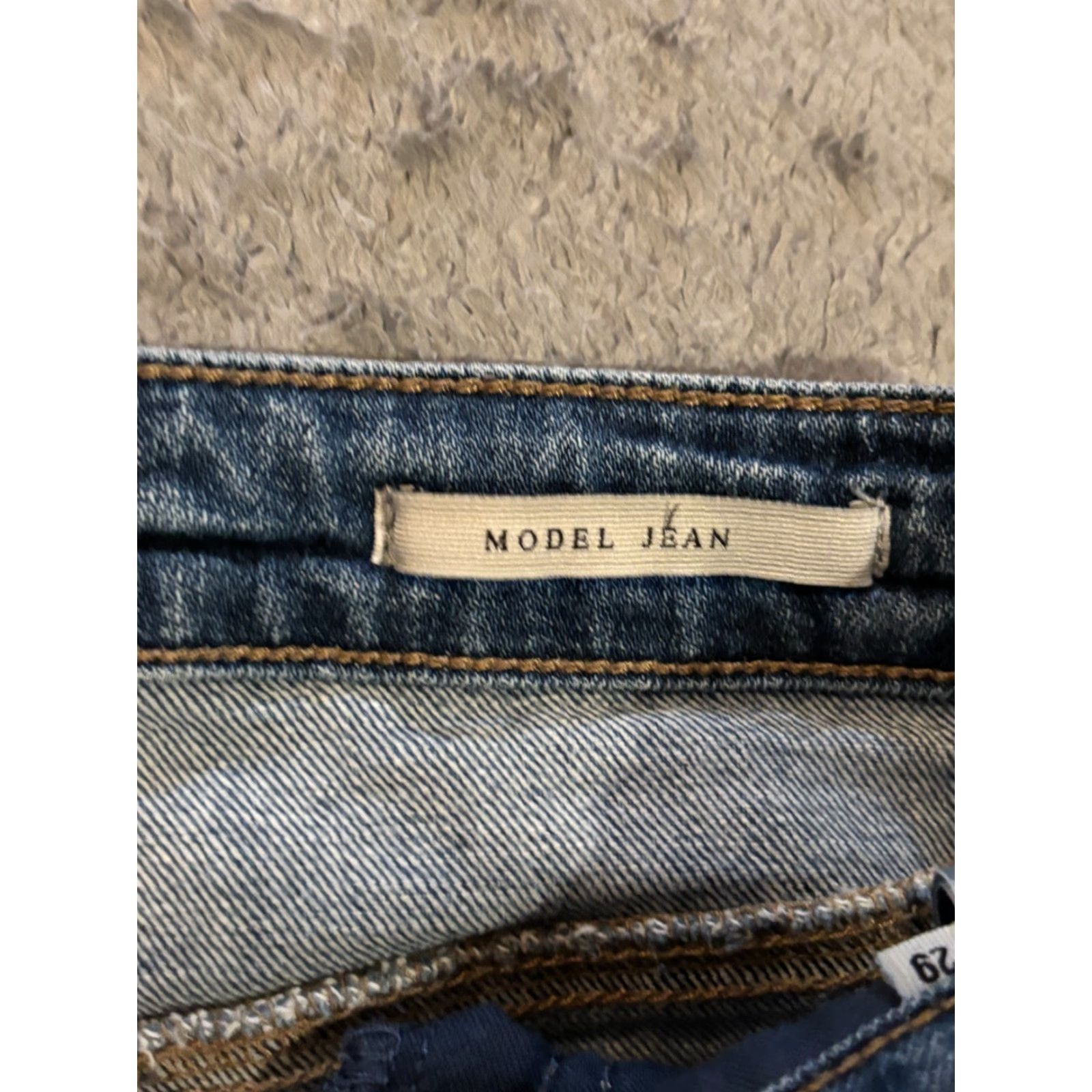 Guess VINTAGE Guess Jeans Womens 29 Model Jean Blue Denim Bootcut Button Fly Rodeo Western Shirt Pants Jeans? Size 29" - 3 Thumbnail
