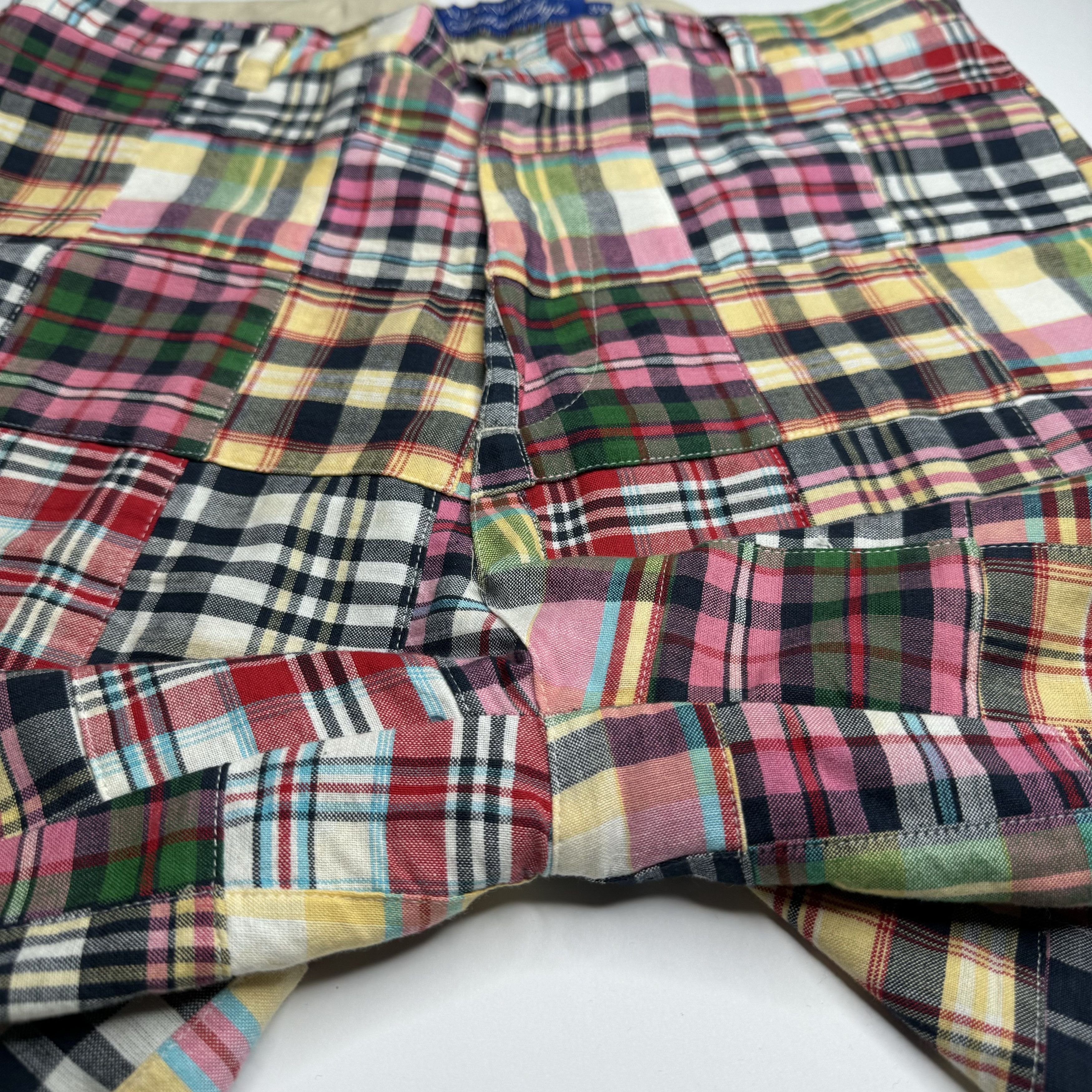 Alexander Julian Alexander Julian Southern Patchwork Madras Plaid Shorts Size US 32 / EU 48 - 4 Thumbnail