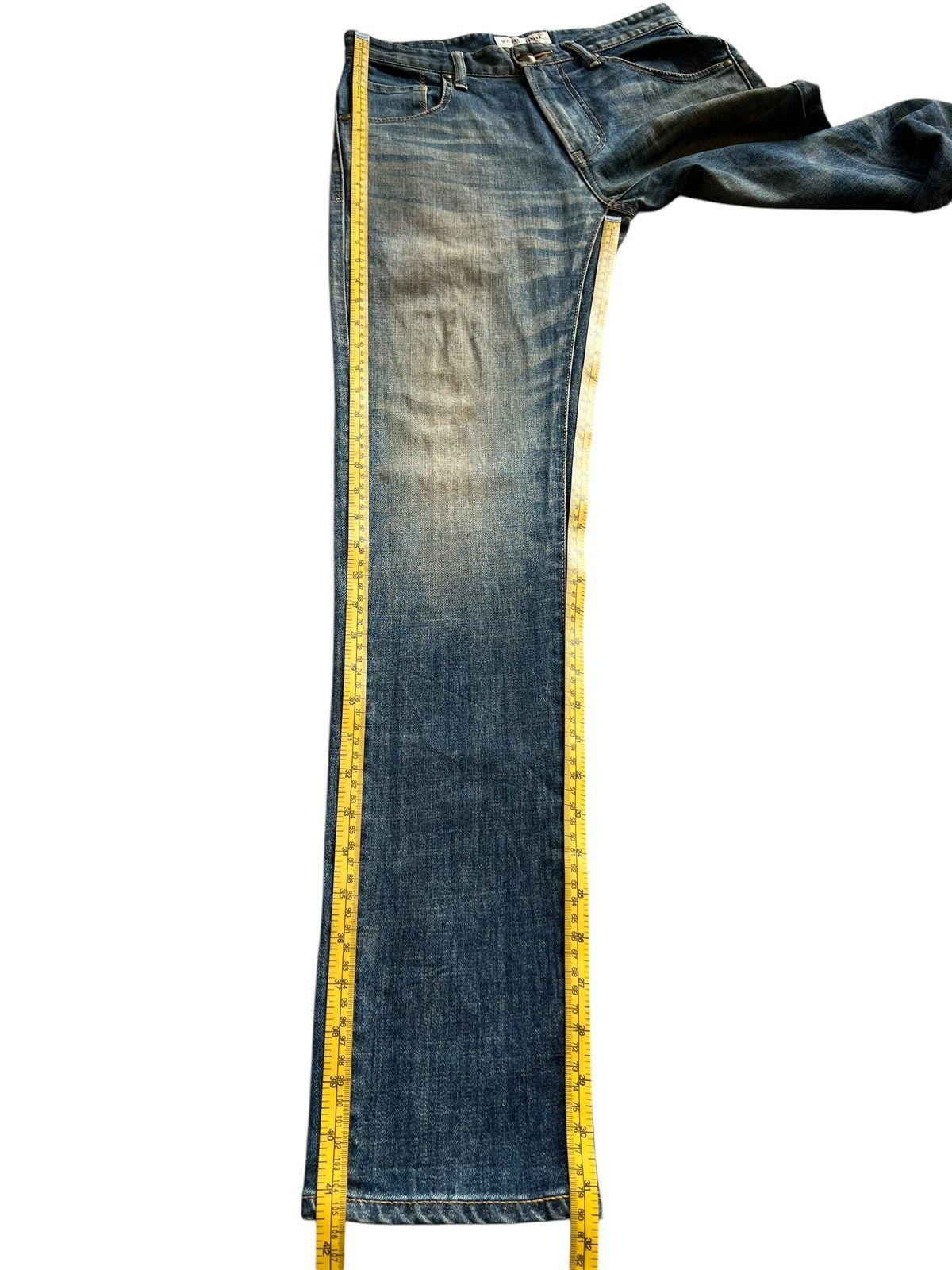 Vanquish Vintage Vanquish Distressed Mudwash Denim Jeans 30x31.5 Size US 30 / EU 46 - 11 Thumbnail