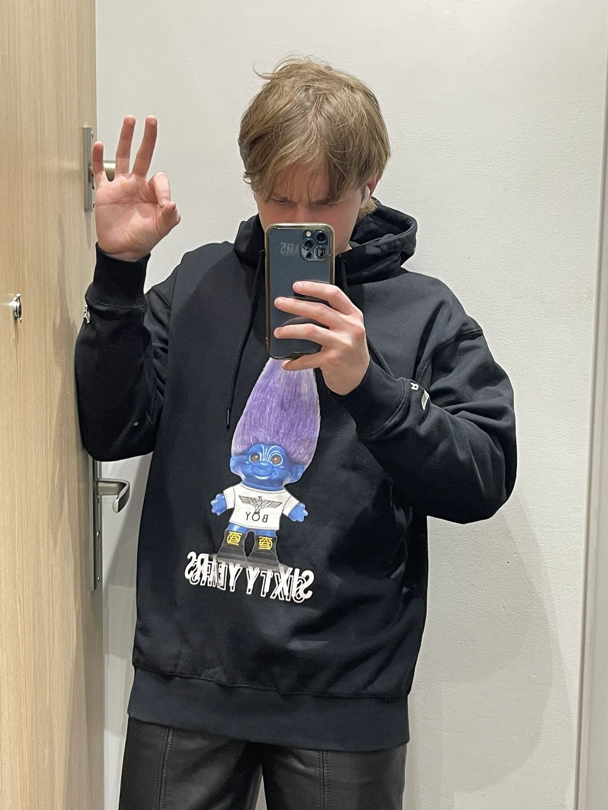 Boy London Boy London X Trolls 60 Anniversary Logo Movie Black Hoodie Size US M / EU 48-50 / 2 - 4 Thumbnail