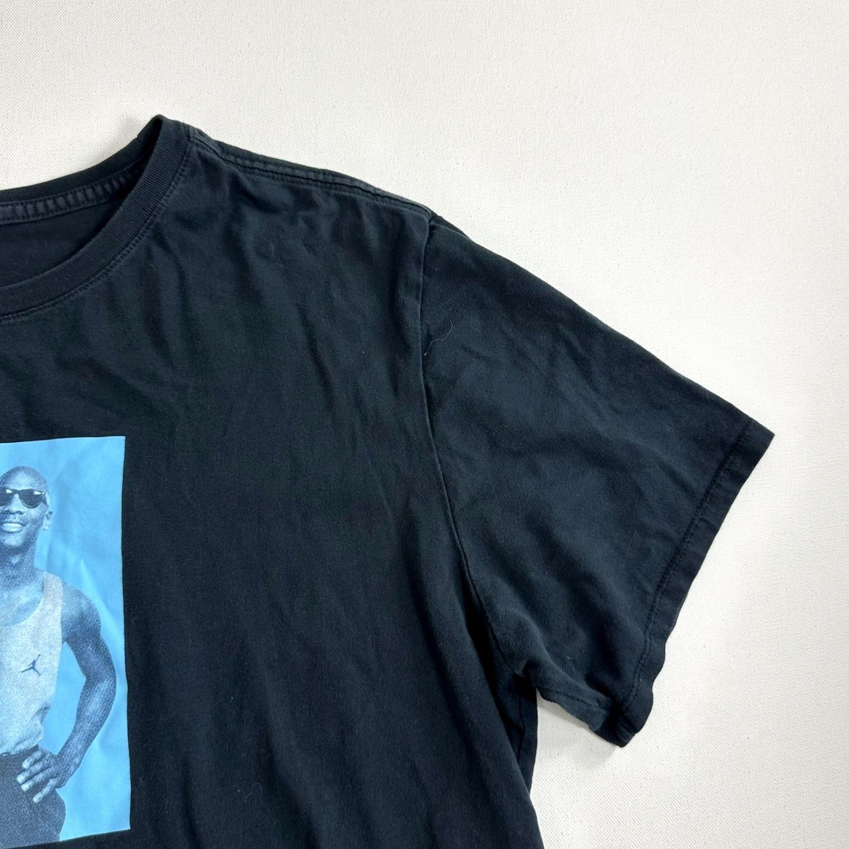 Jordan Brand Air Jordan Shirt Mens XL Black Short Sleeves Standard Fit Graphic Nike Size Size US XL / EU 56 / 4 - 4 Thumbnail