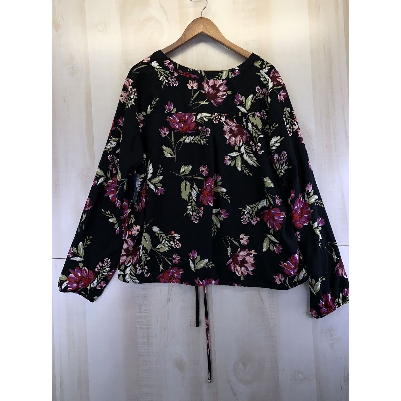 Apt. 9 Apt.9 Black Chiffon Crop Blouse Top Womens 2XL NWT-6732 Shirt Womens 2XL Black Chiffon Cropped Top Size XXL / US 16-18 / IT 52-54 - 6 Thumbnail