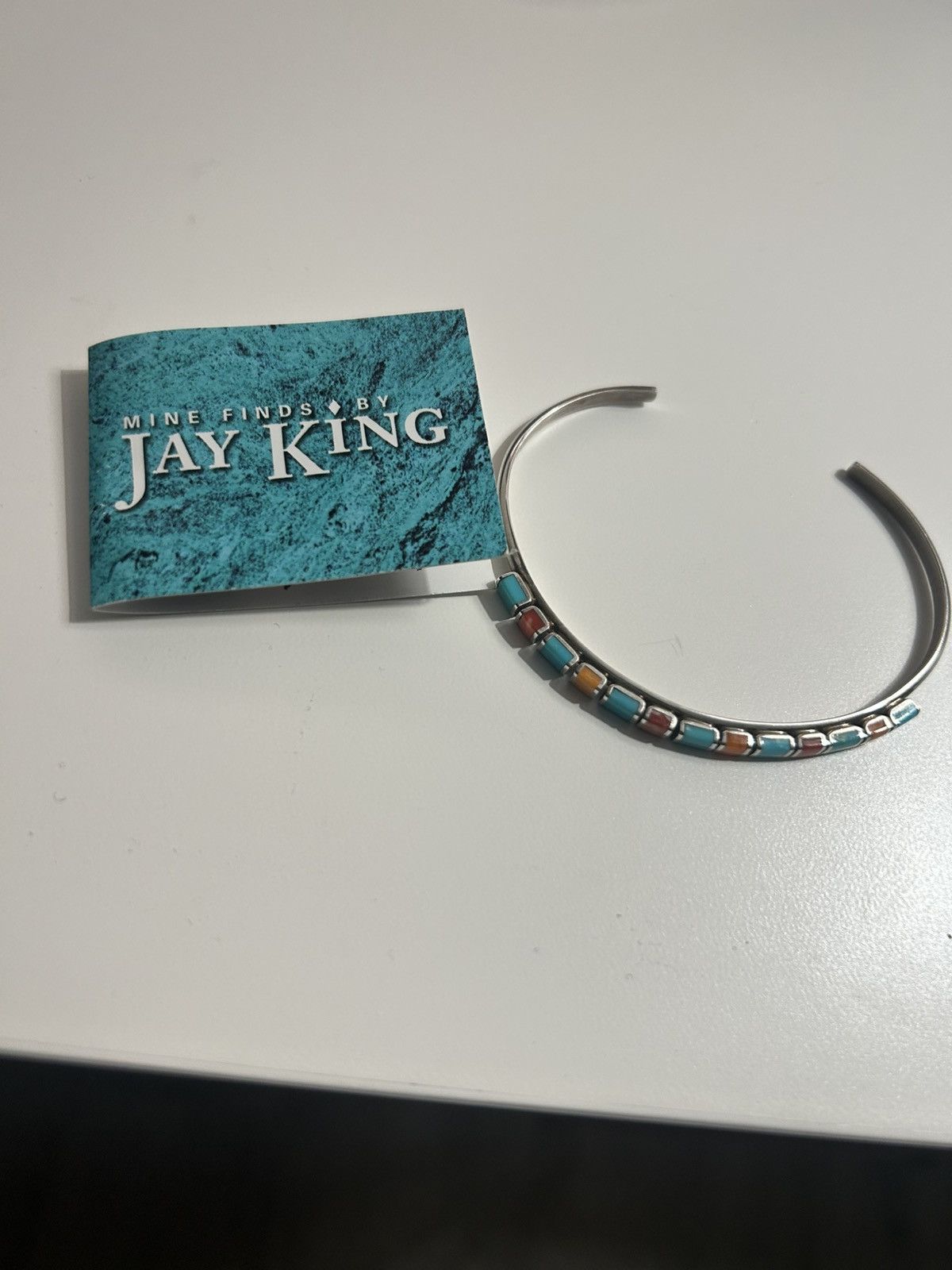 Sterling Silver Multi color turquoise cuff silver Size ONE SIZE - 1 Thumbnail