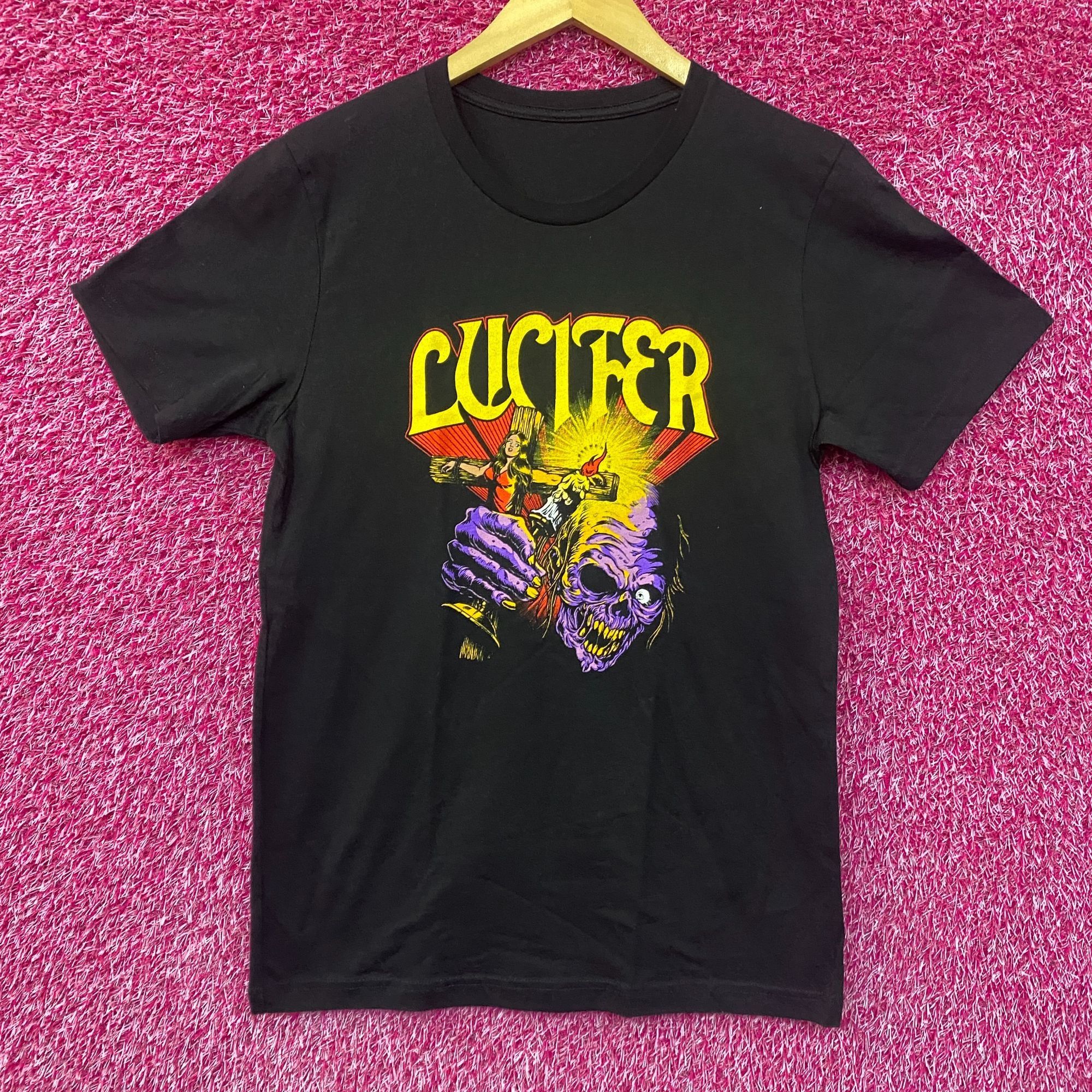 Band Tees Lucifer Crucifix I Burn For You T-Shirt medium Size US M / EU 48-50 / 2 - 1 Thumbnail