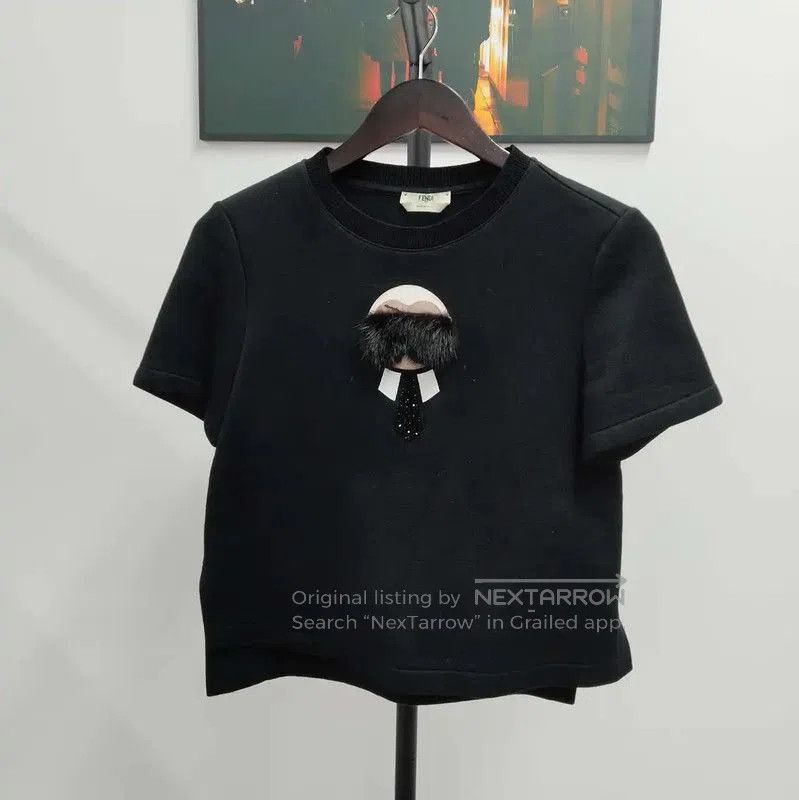 Fendi Fendi Short Sleeve Black T-Shirt for Women . Size M / US 6-8 / IT 42-44 - 1 Thumbnail