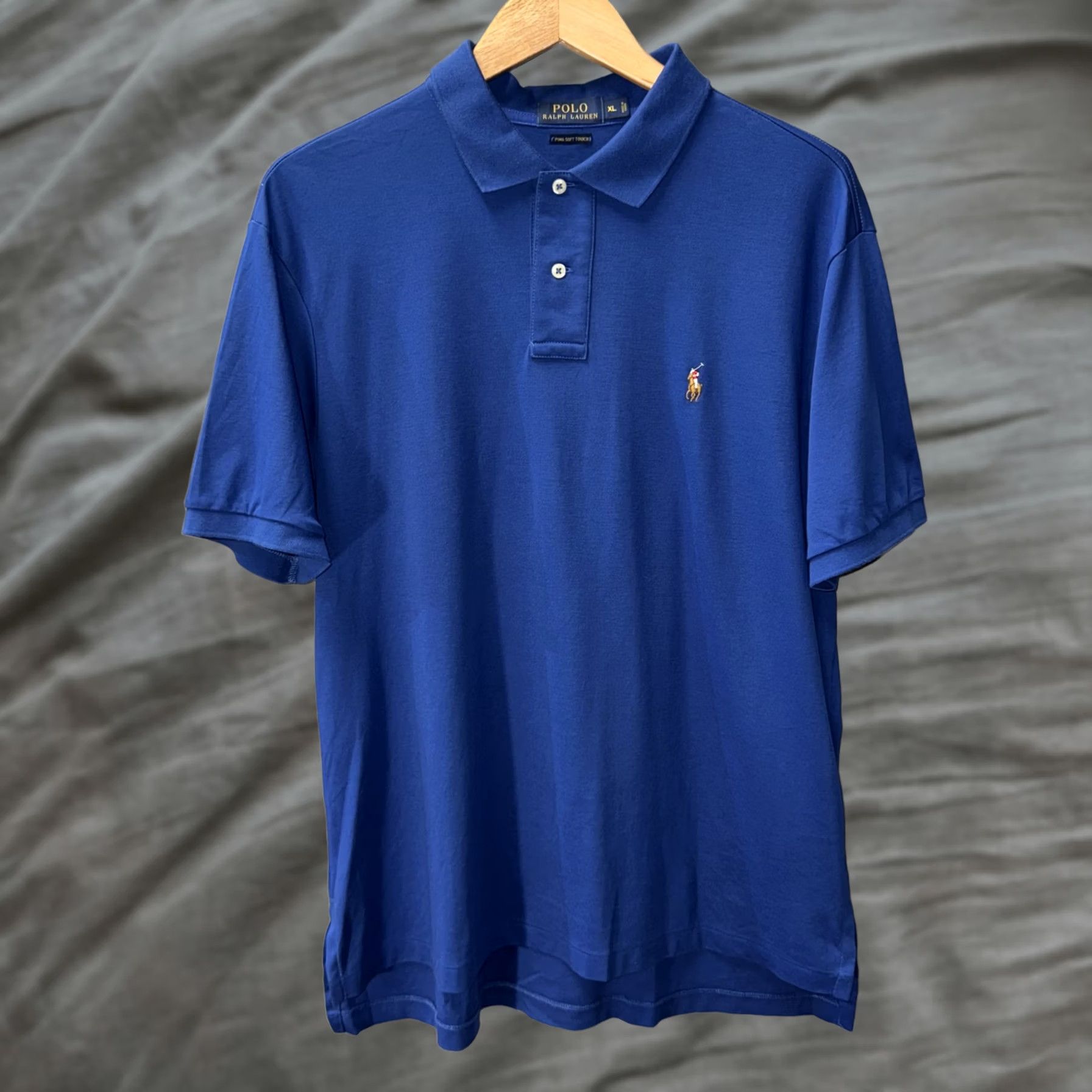 Polo Ralph Lauren VINTAGE Polo Ralph Lauren Polo Shirt Mens XL Classic Fit Pima Soft Touch Embroidered Size US XL / EU 56 / 4 - 1 Thumbnail