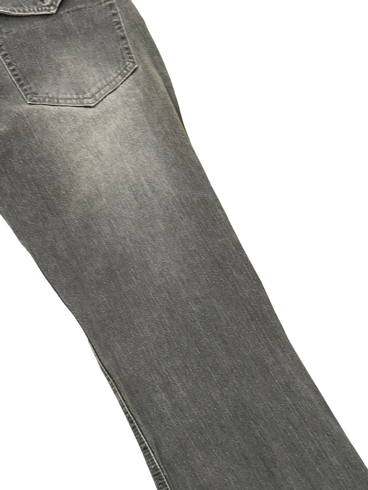 Japanese Brand Flare Jeans Barcedos Faded Distress Boot Cut 8🟦2 Size US 31 - 17 Thumbnail